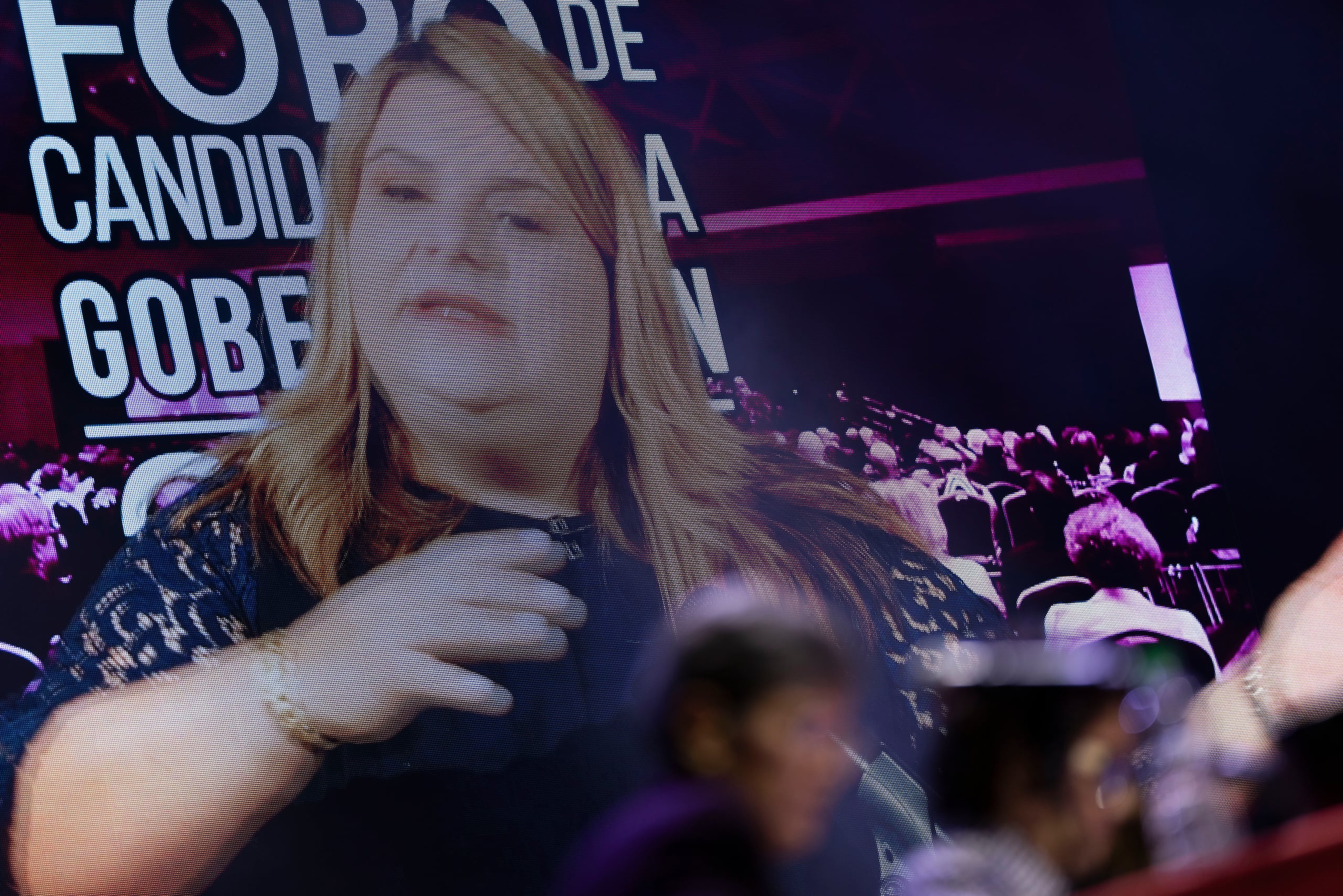 Jenniffer González, del Partido Nuevo Progresista, estuvo de manera virtual.