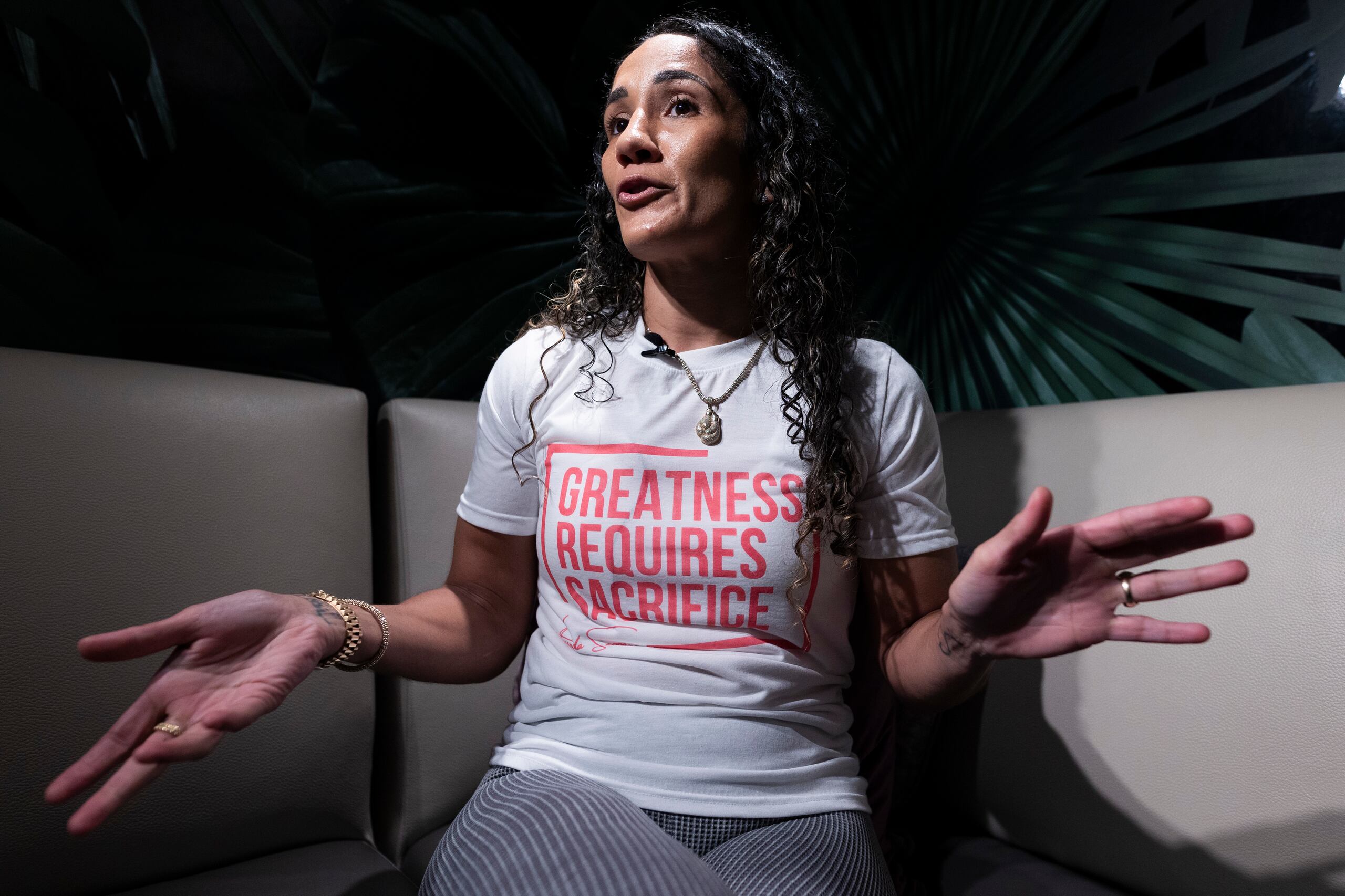 Amanda Serrano en entrevista con Primera Hora de cara su pelea con la alemana Nina Meinke.