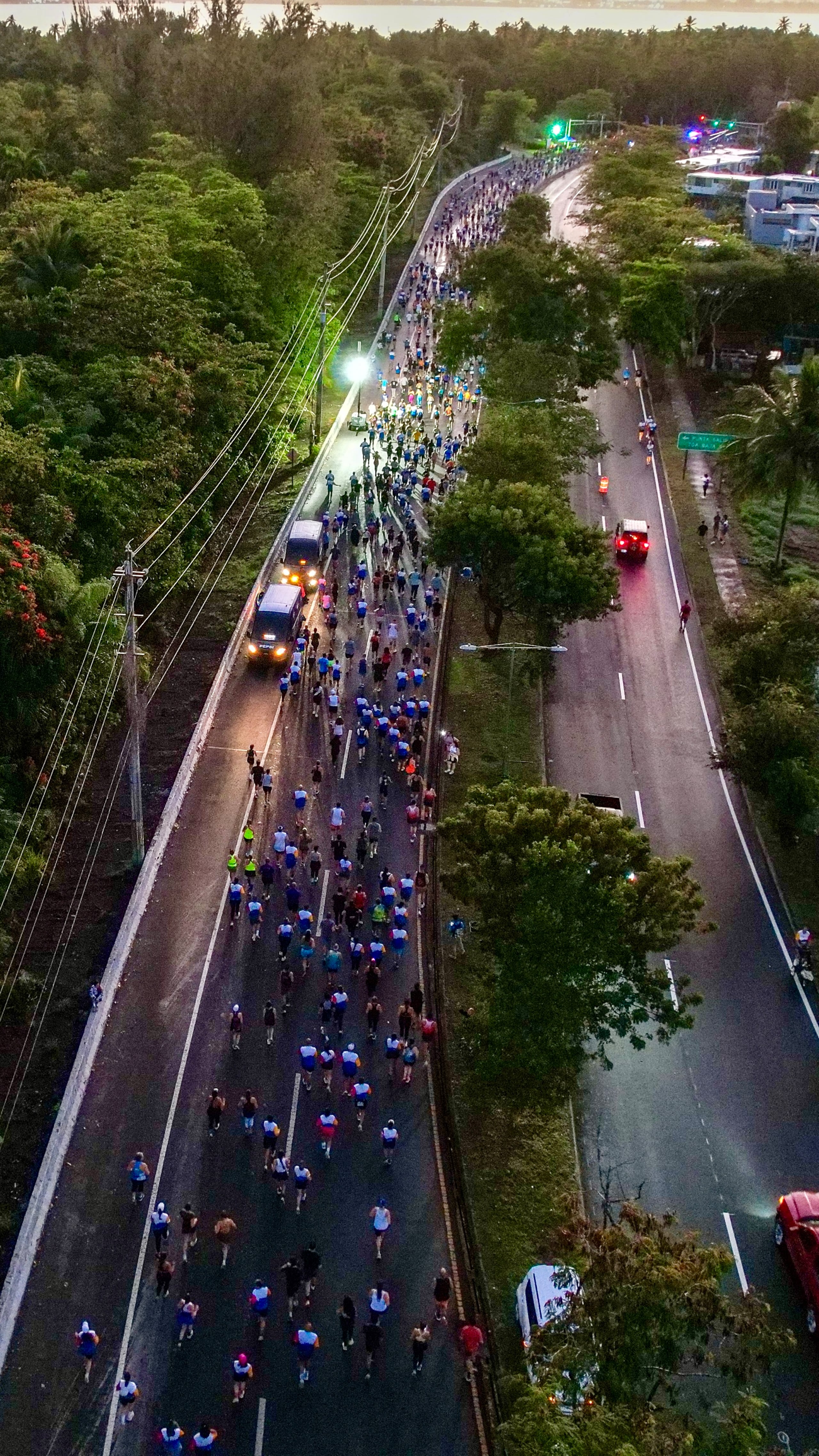 La carrera tuvo un disparo de salida a las 6:30 a.m.