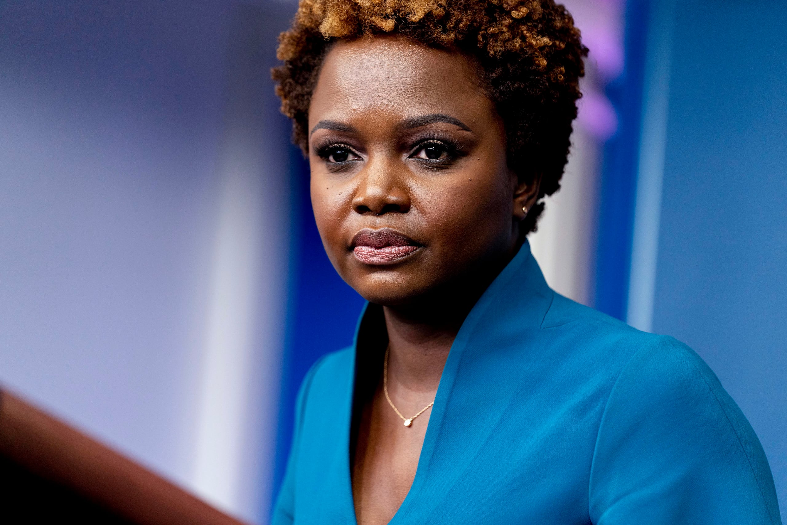La portavoz de la Casa Blanca, Karine Jean-Pierre