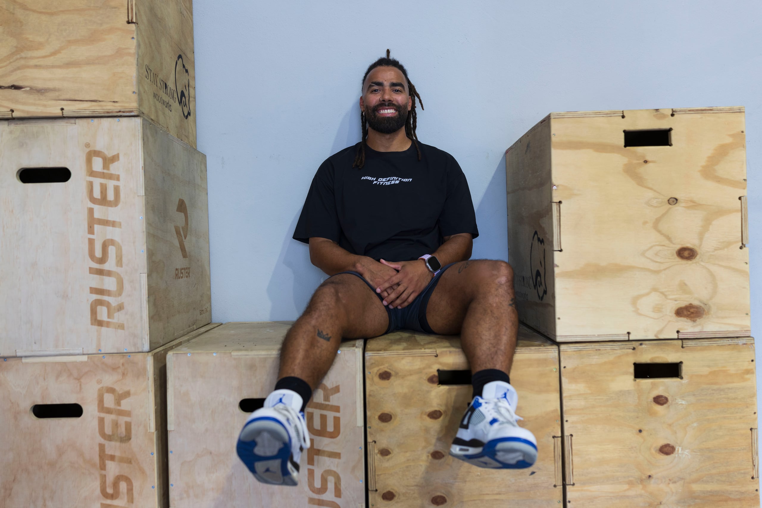 Harold Díaz, pelotero, coach y propietario del box High Definition Fitness.