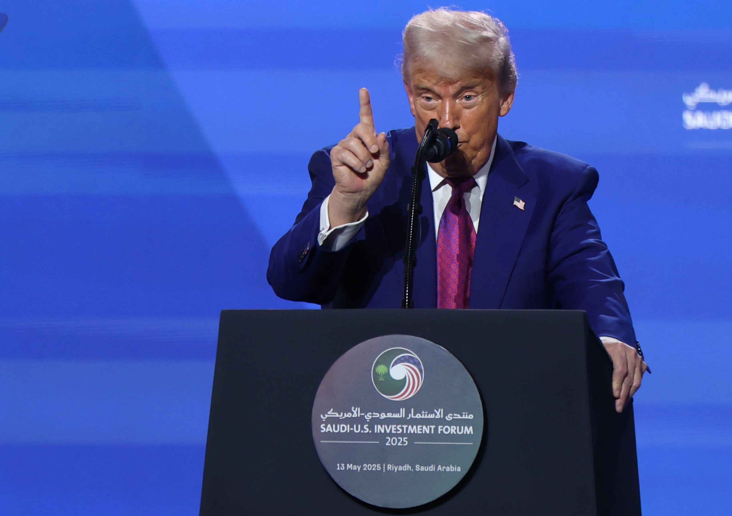 El presidente de Estados Unidos, Donald Trump. (EFE/EPA/ALI HAIDER)