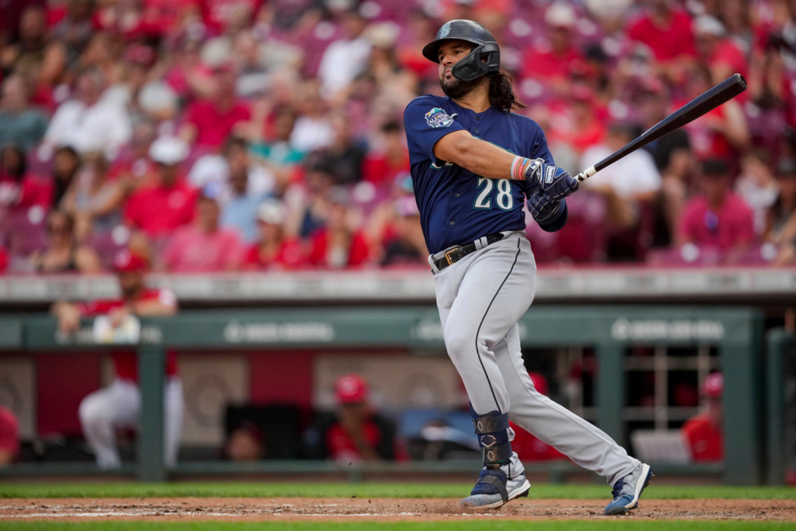 Eugenio Suárez viene de remolcar 96 carreras con los Mariners la pasada temporada.