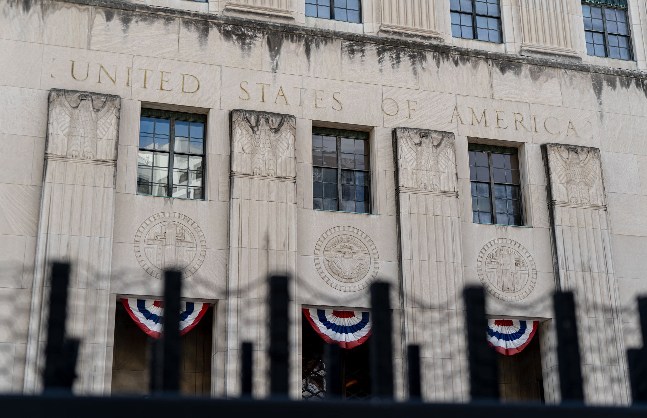 El tribunal federal Theodore Levin para el distrito este de Michigan, el lunes 8 de junio de 2026, en Detroit. (Cydni Elledge/Outlier Media vía AP)