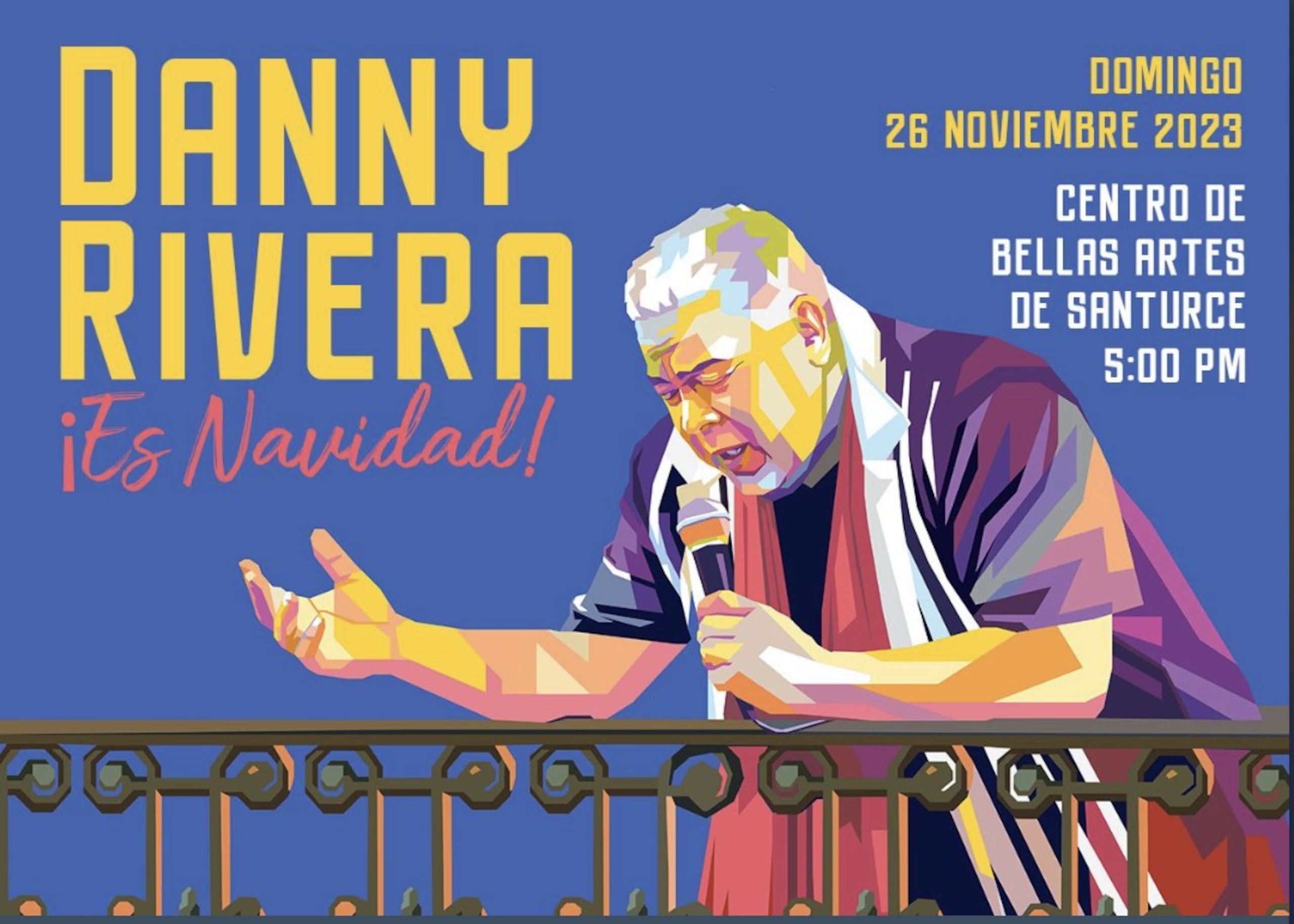El artista Julio María trabjó el arte de promoción del concierto.