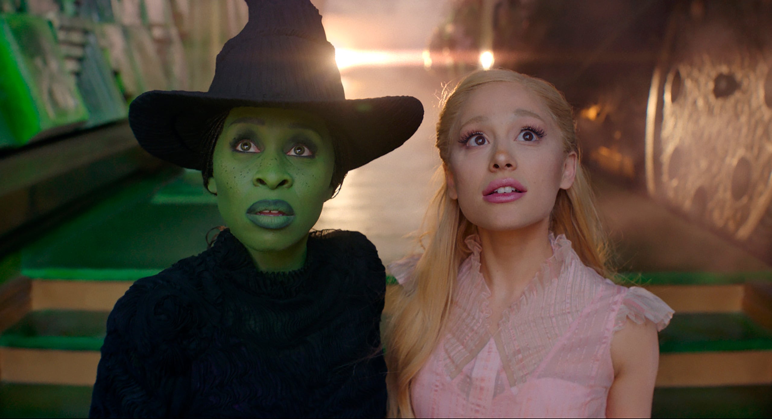 Las actrices Cynthia Erivo y Ariana Grande son las protagonistas de la película "Wicked".