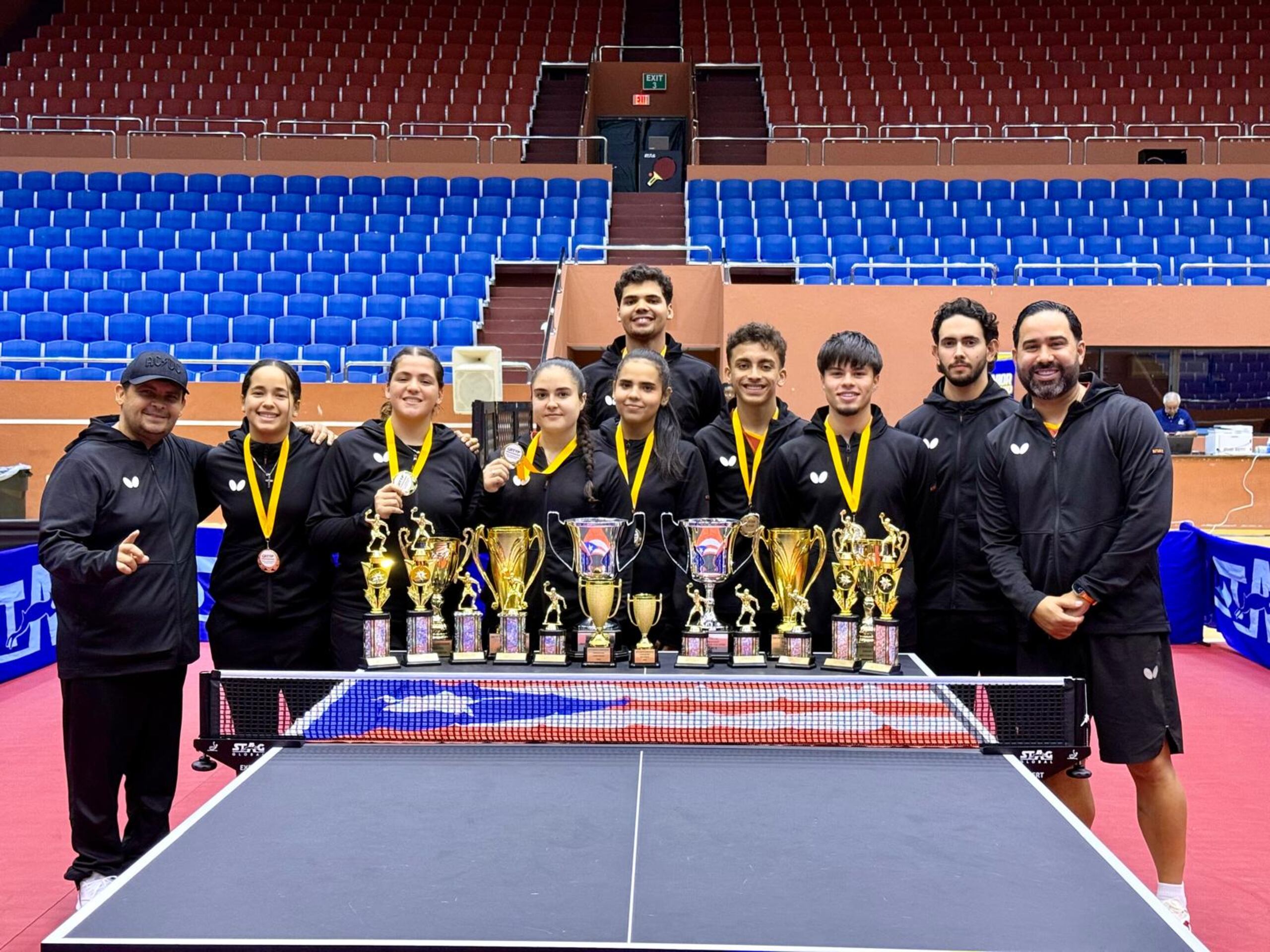 Puerto Rico fue el país más destacado del Campeonato del Caribe de tenis de mesa.