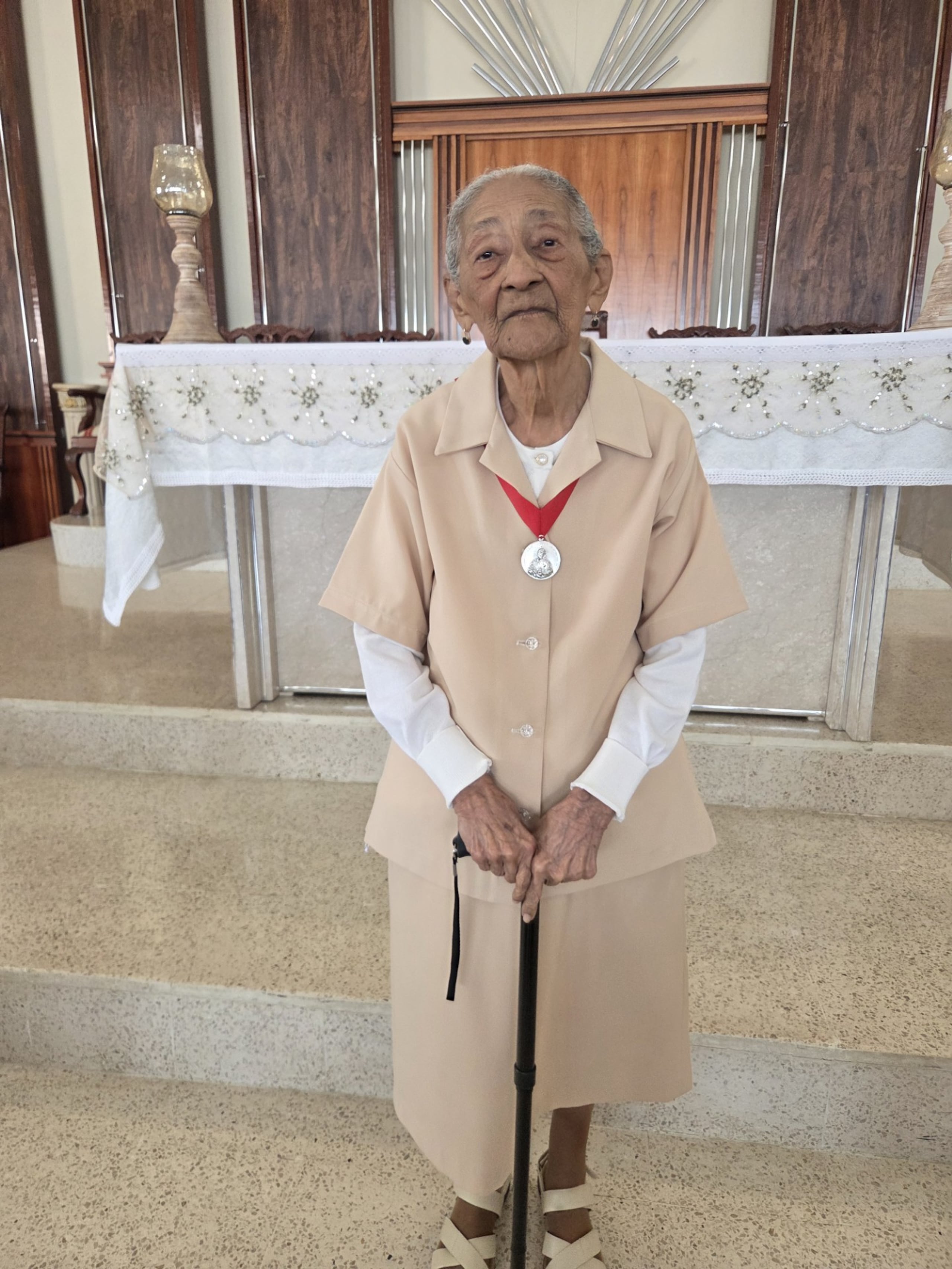La longeva mujer cuenta que una de sus hermanas murió de 103 años y un tío de 109 años.