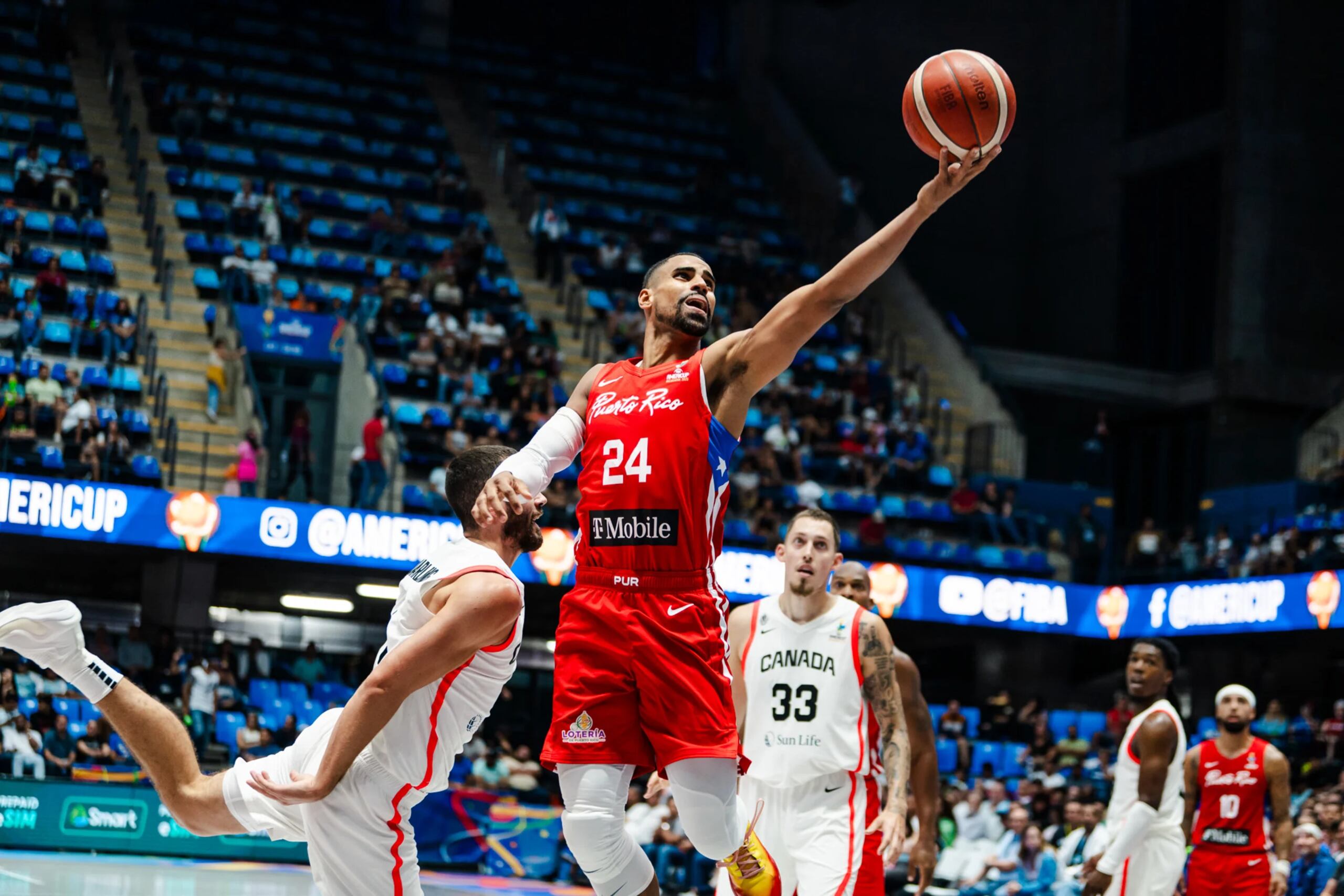Gian Clavell durante el torneo AmeriCup 2025.