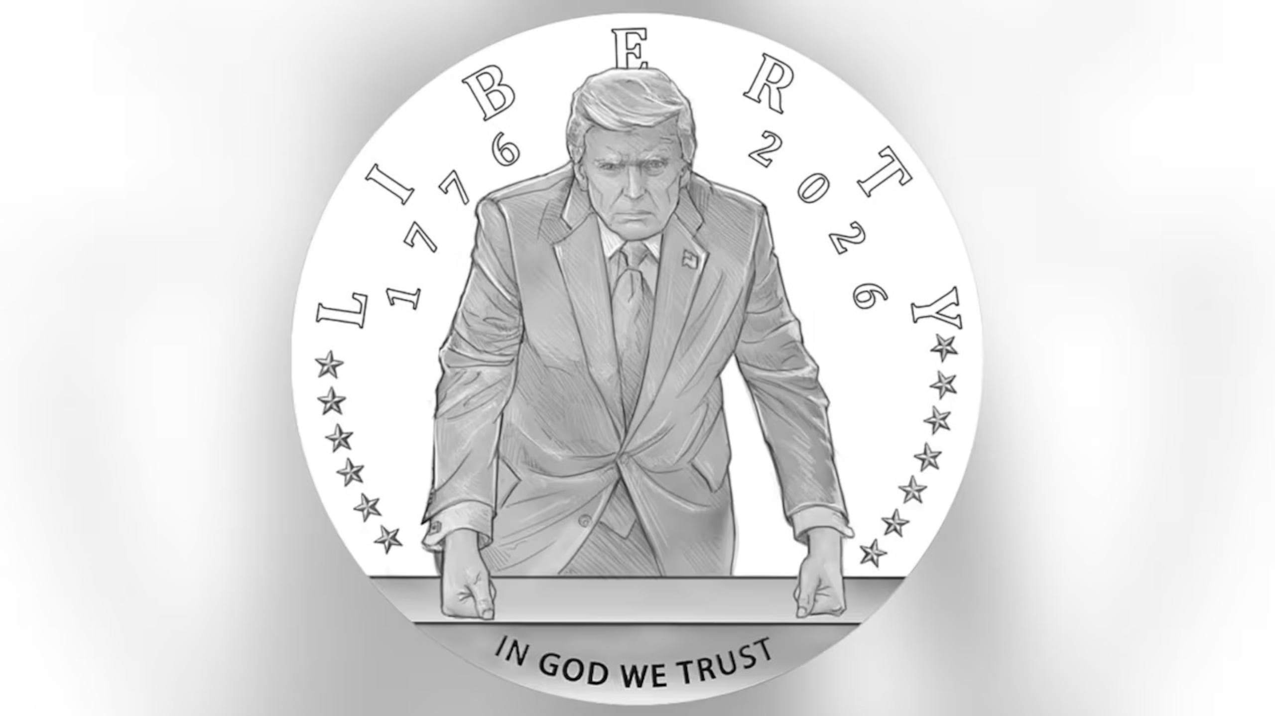 Moneda conmemorativa de Donald Trump