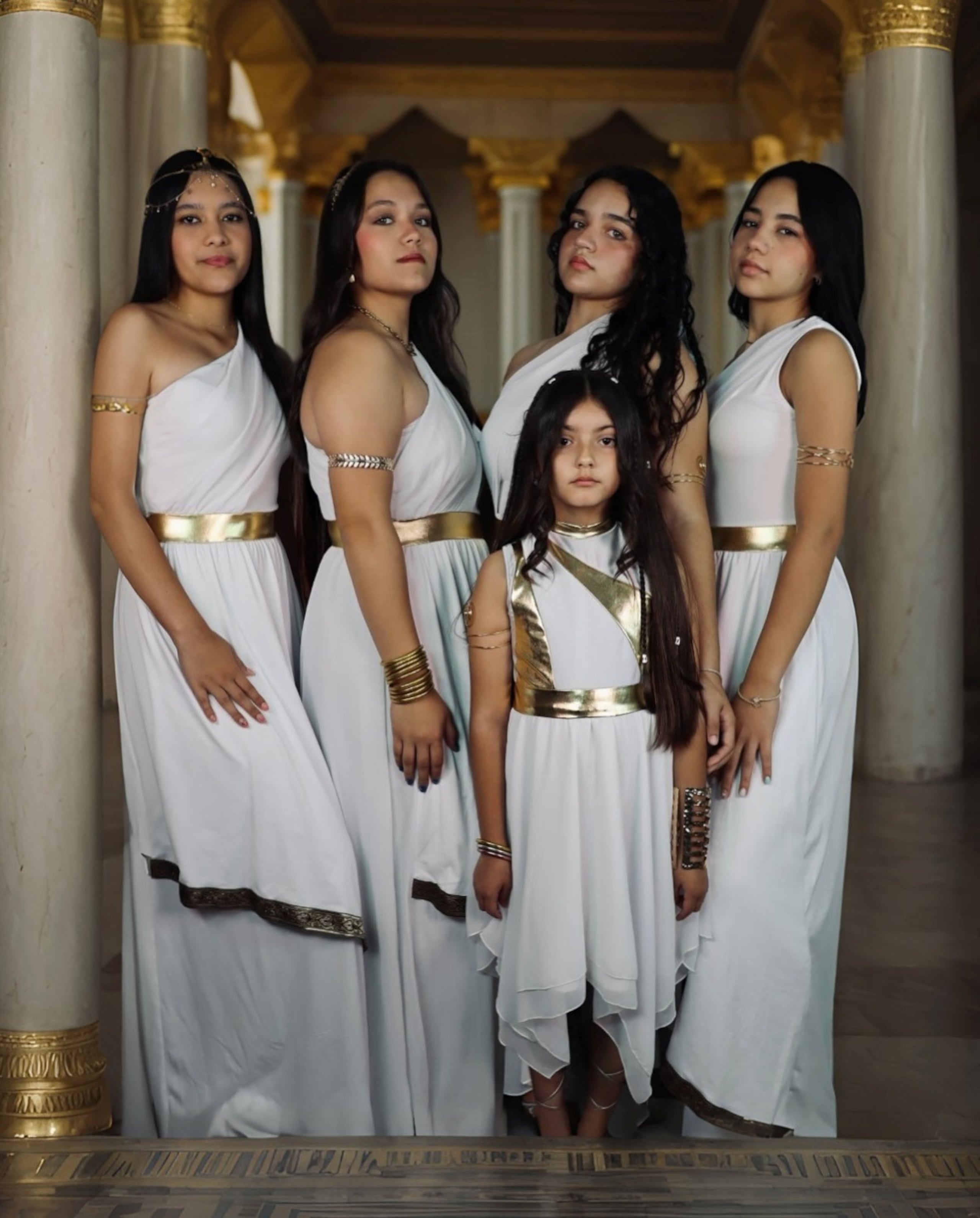 Parte del elenco del musical que contó, además, con lucidas coreografías.