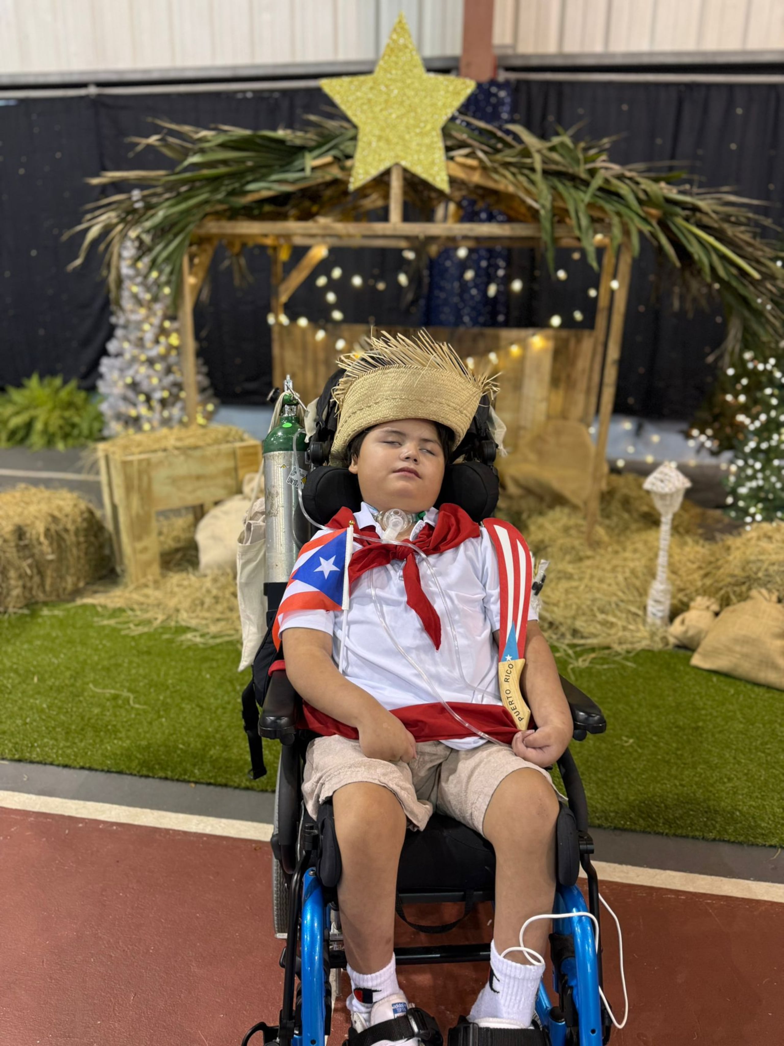 Debido a su condición, necesita cuidado constante.