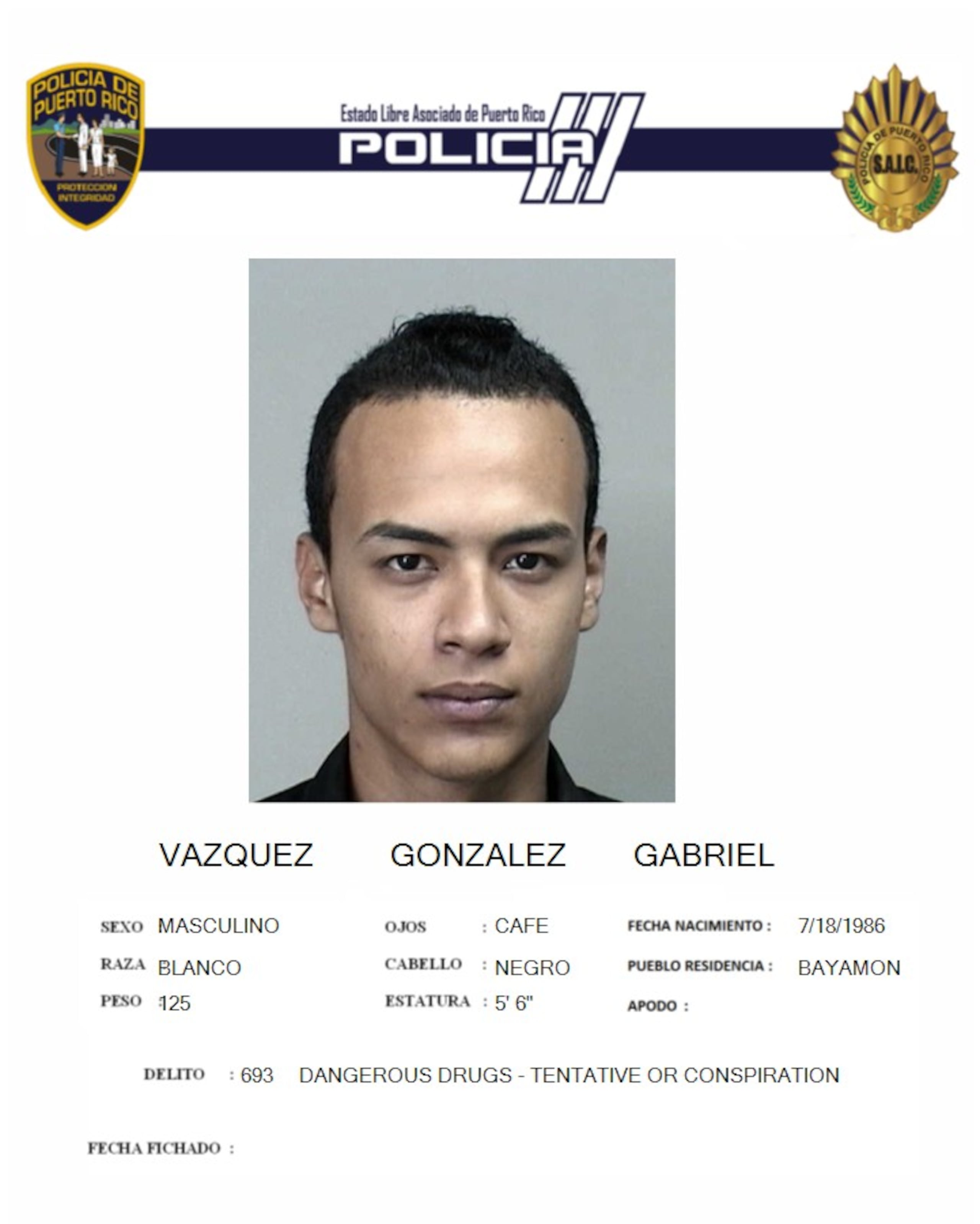Gabriel Vázquez González, fue asesinado en un bar localizado en Santurce.