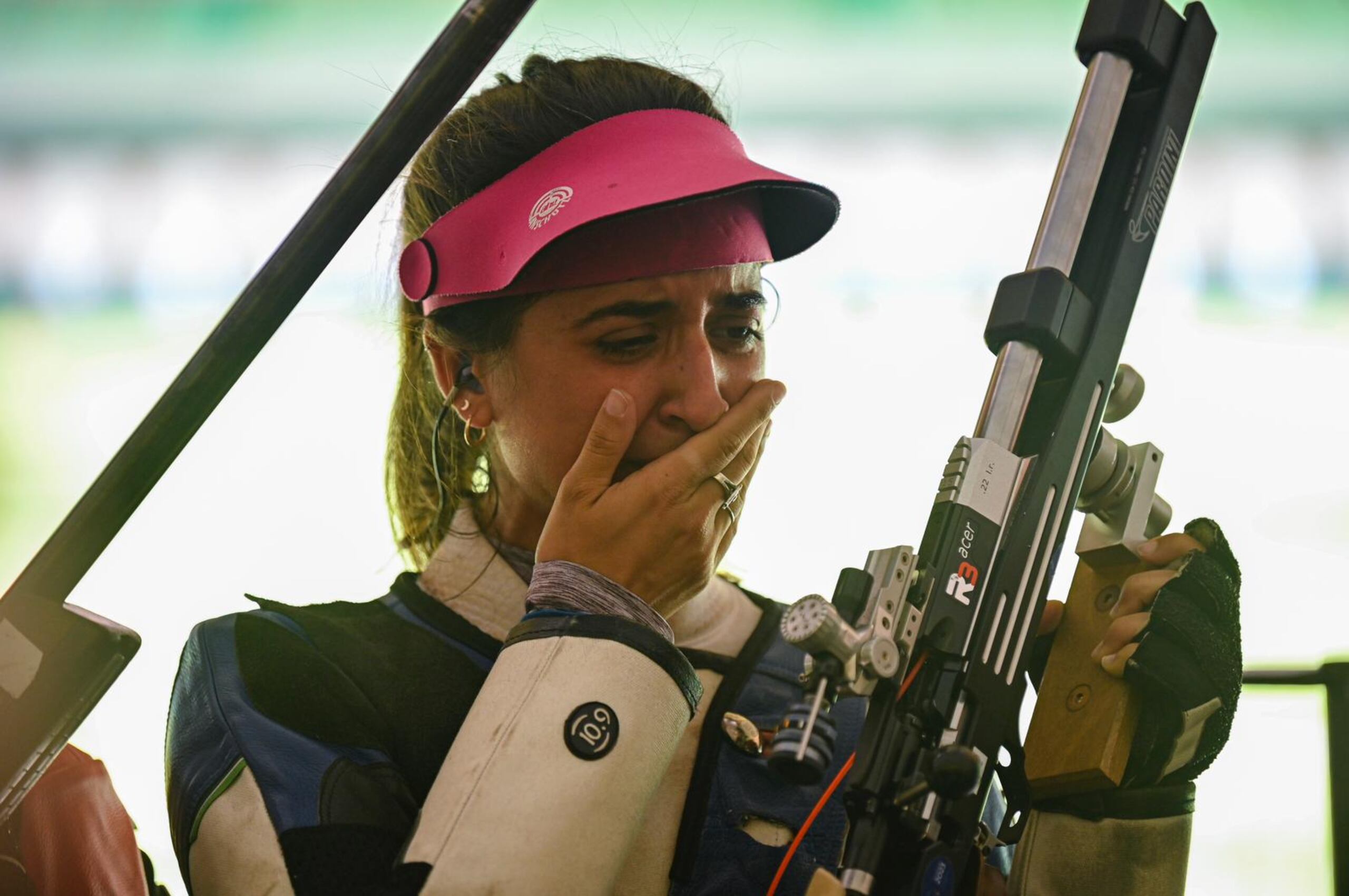 Yarimar Mercado lloró al momento de finalizar la prueba y conocer que ganaría la medalla de oro. (Copur)