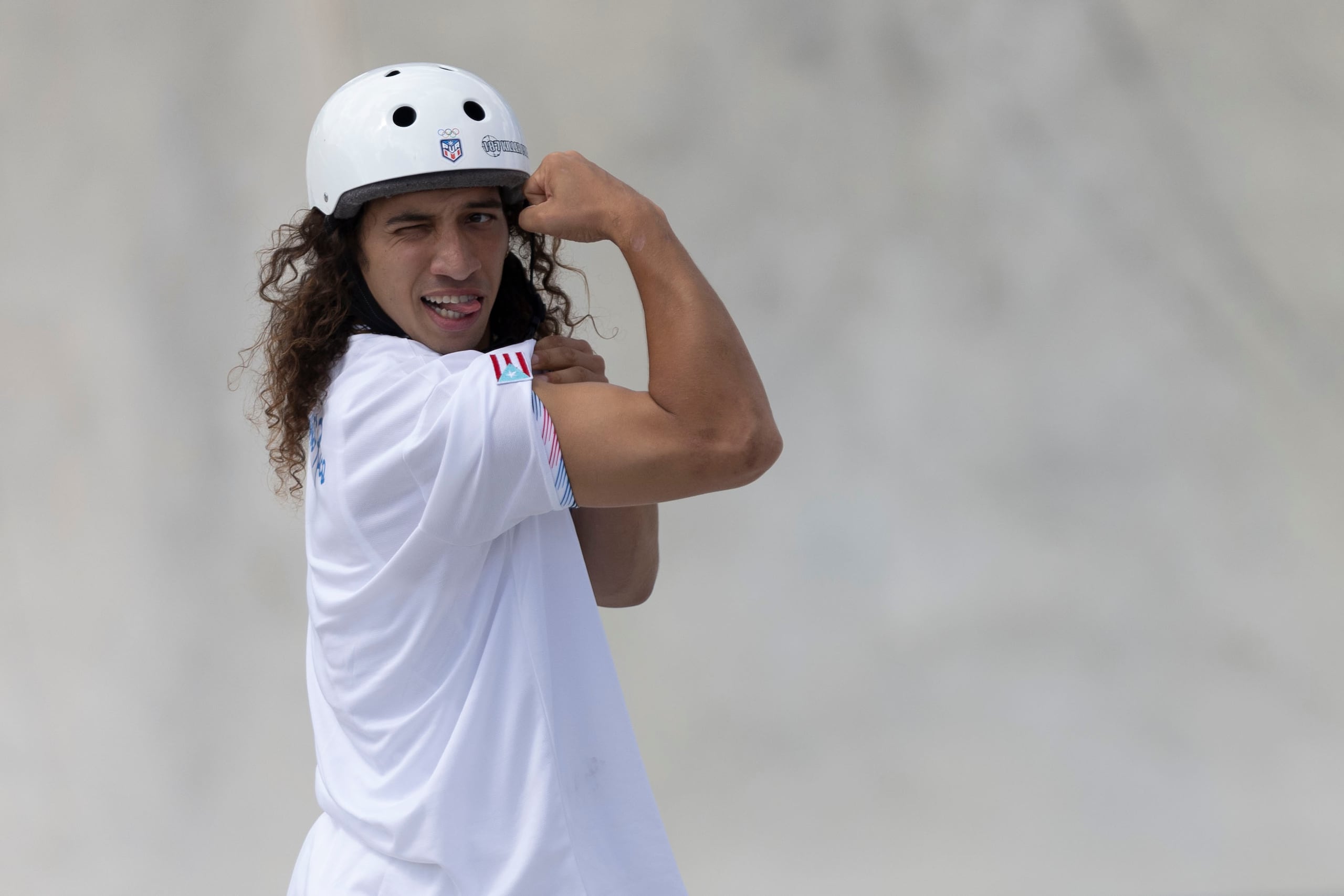 Steven Piñeiro terminó su primera ejecución bien contento, pensando que había hecho lo suficiente para una alta puntuación, pero no fue premiado de esa manera.