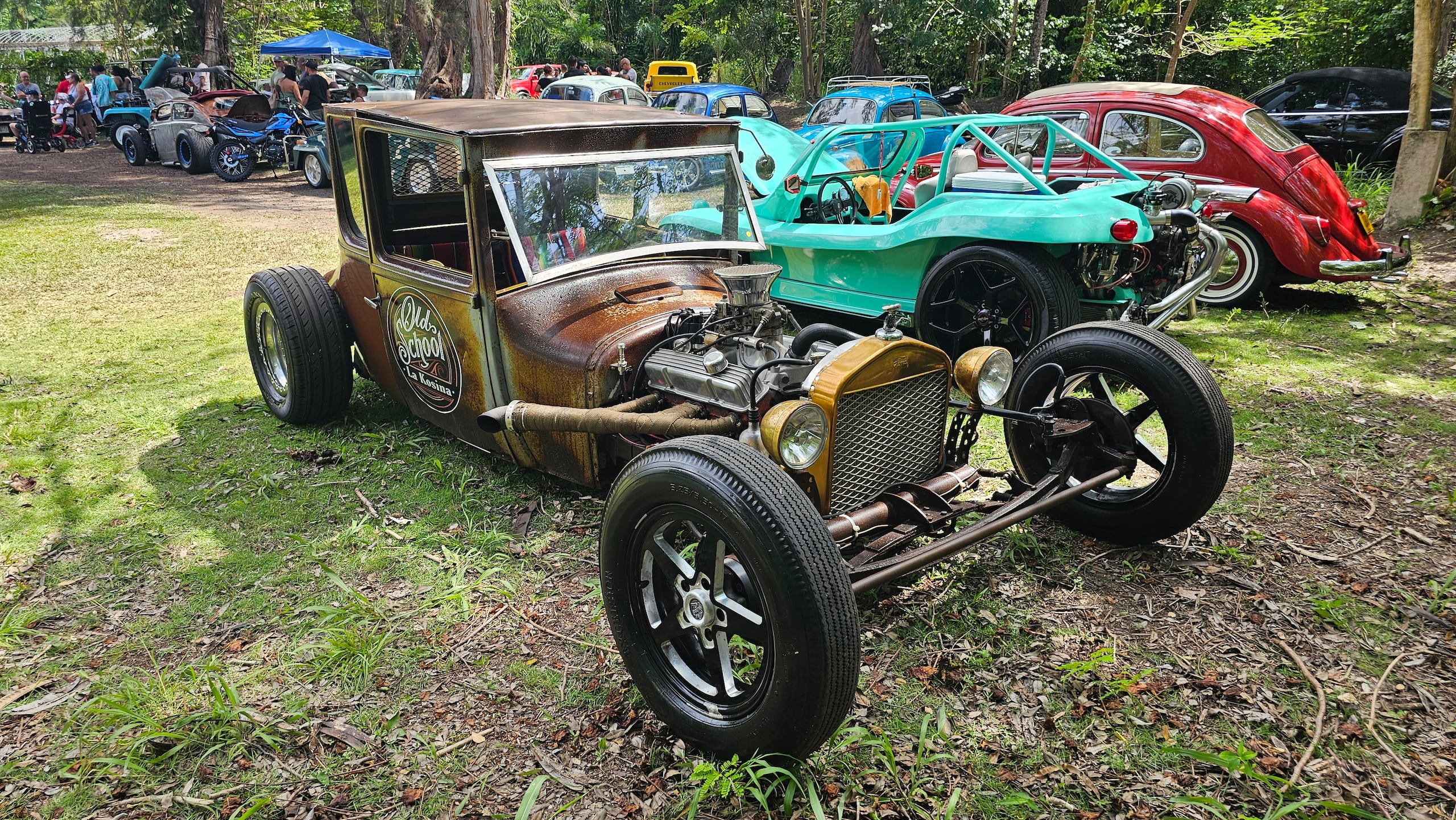 Uno de los modelos que se pudieron apreciar durante el Día Nacional del Auto Antiguo y Clásico de Puerto Rico.
