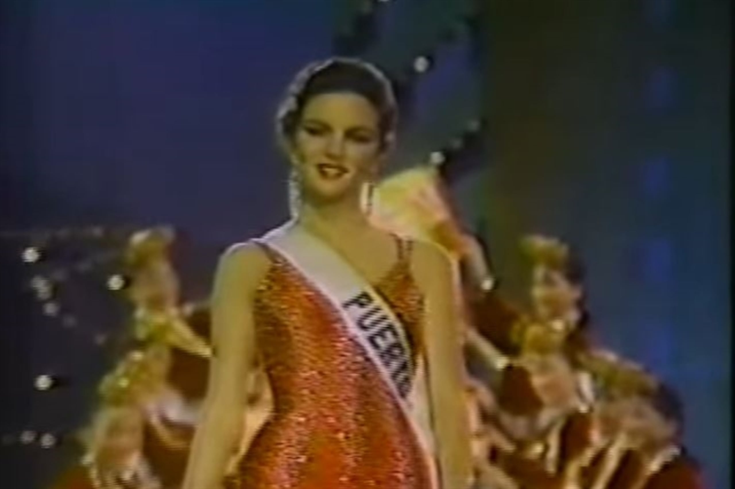 Agnes Tañon quedó entre las diez semifinalistas en 1980. (Captura)