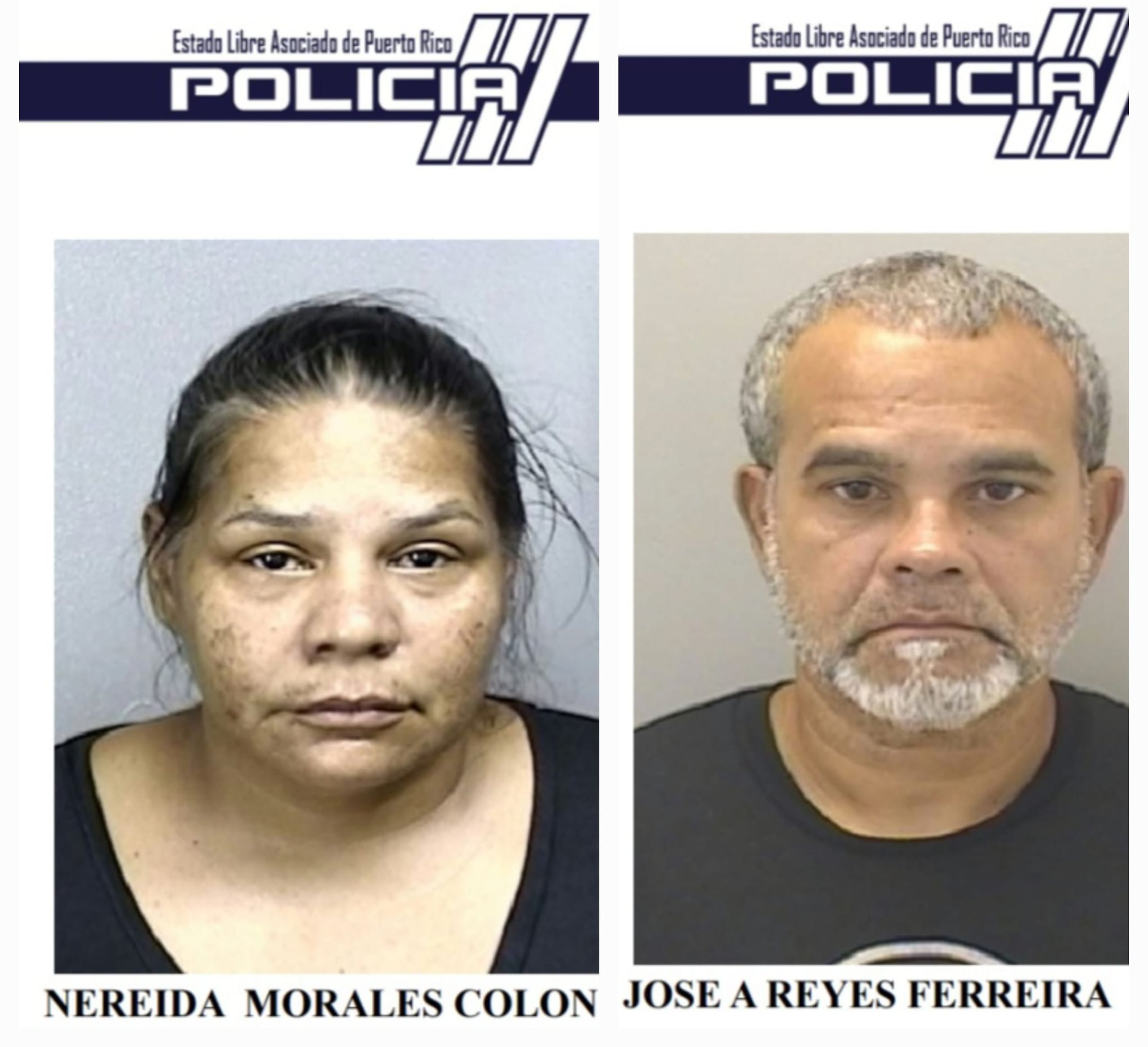 Nereida Morales Colón y José A. Reyes Ferreira, quienes figuraban en la lista de Los Diez Más Buscados de Bayamón fueron arrestados.
