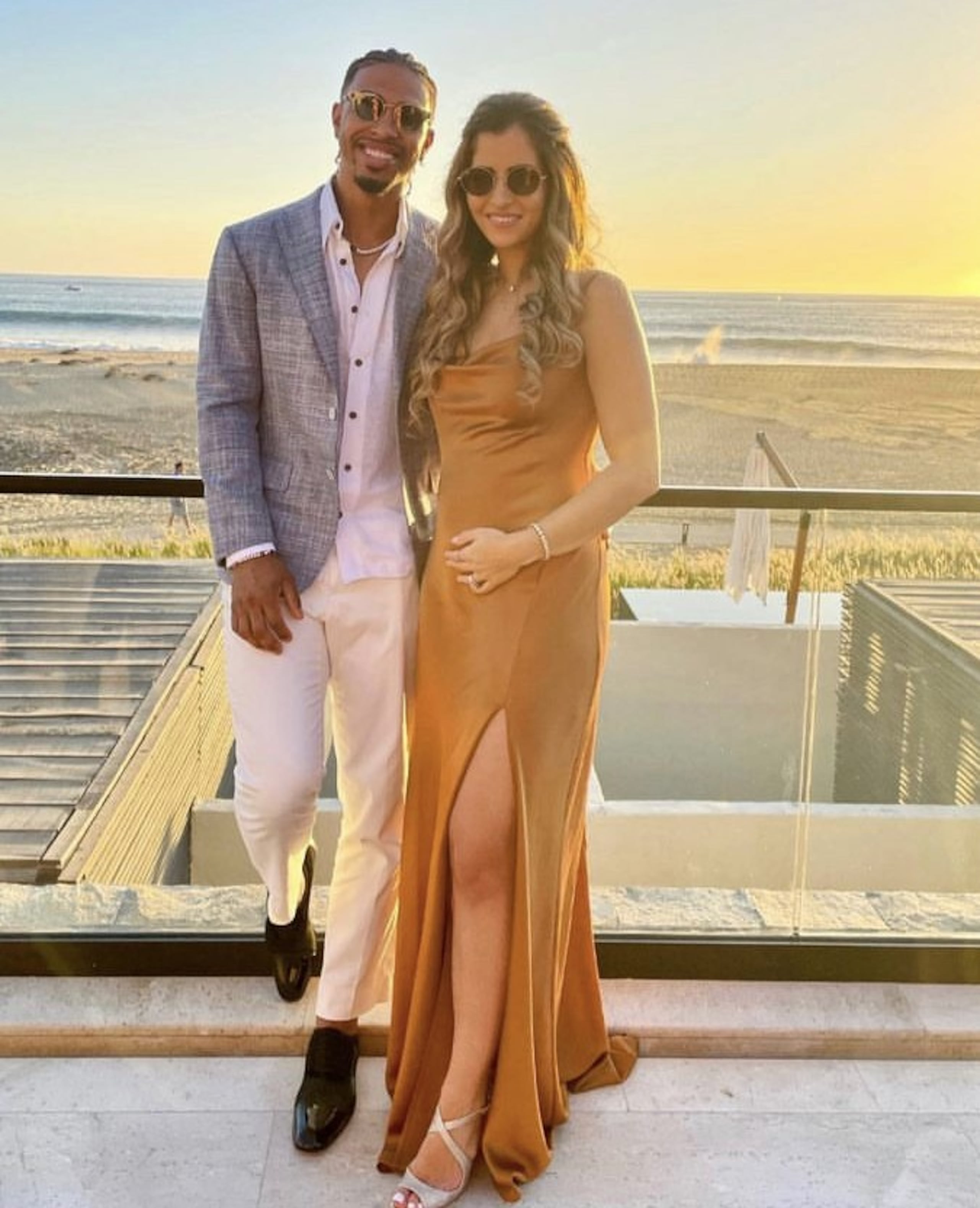 Francisco Lindor y su esposa Katia Reguero revelaron el pasado enero que esperaban un segundo bebé.