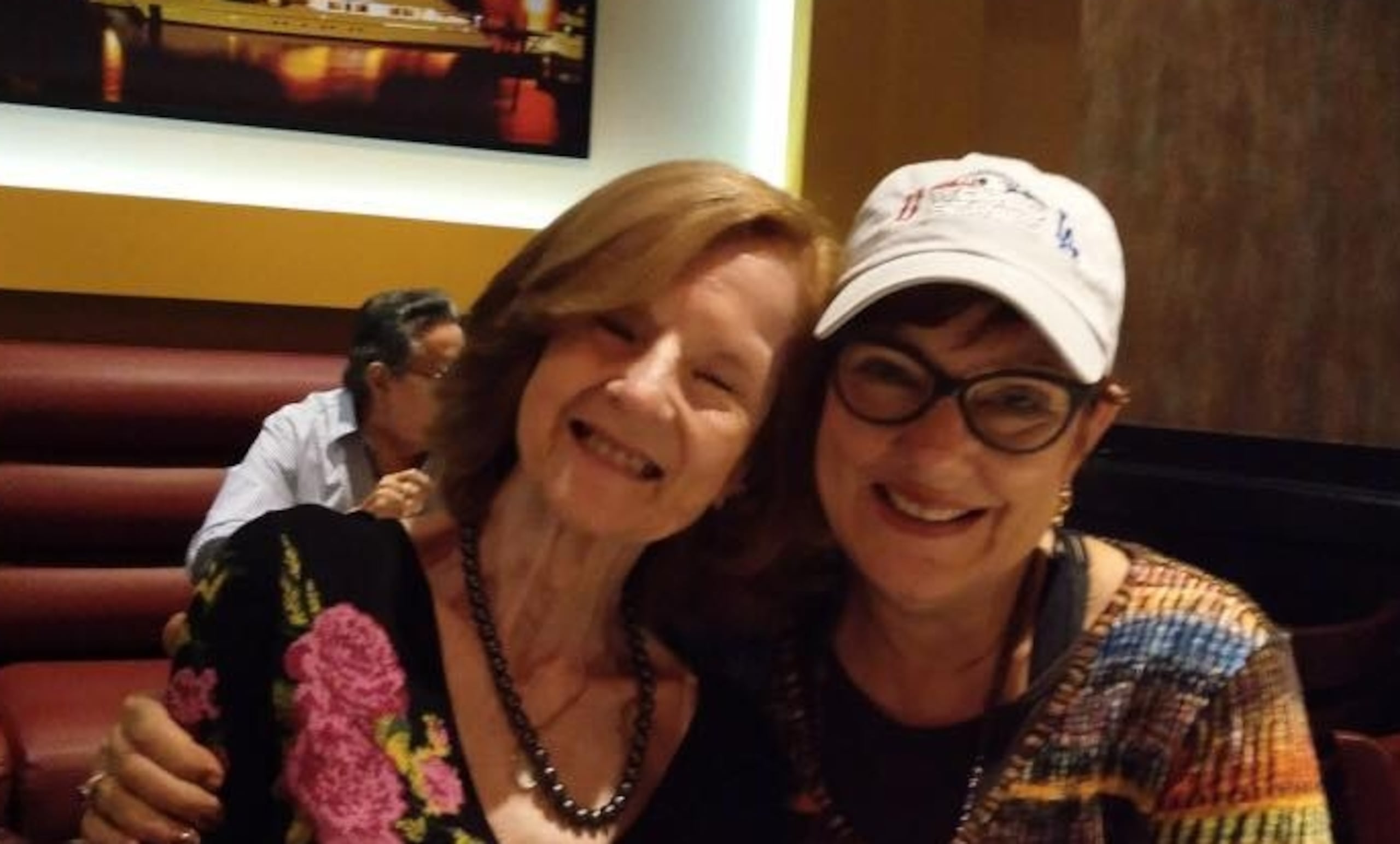 Lily García con su tía Annie.