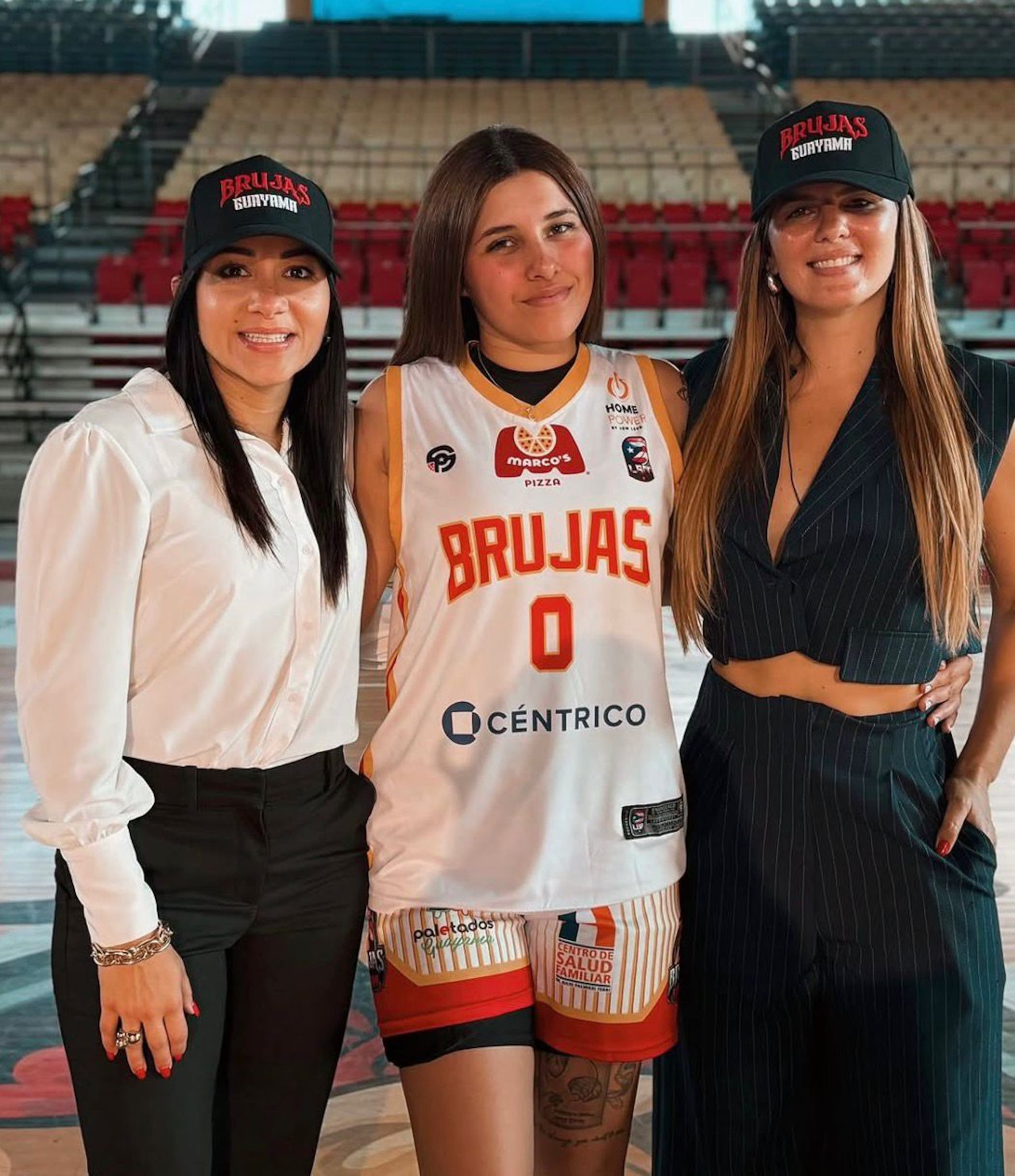 De izquierda a derecha, Pamela Rosado, Franchesca Torres y Valeria Porrata.