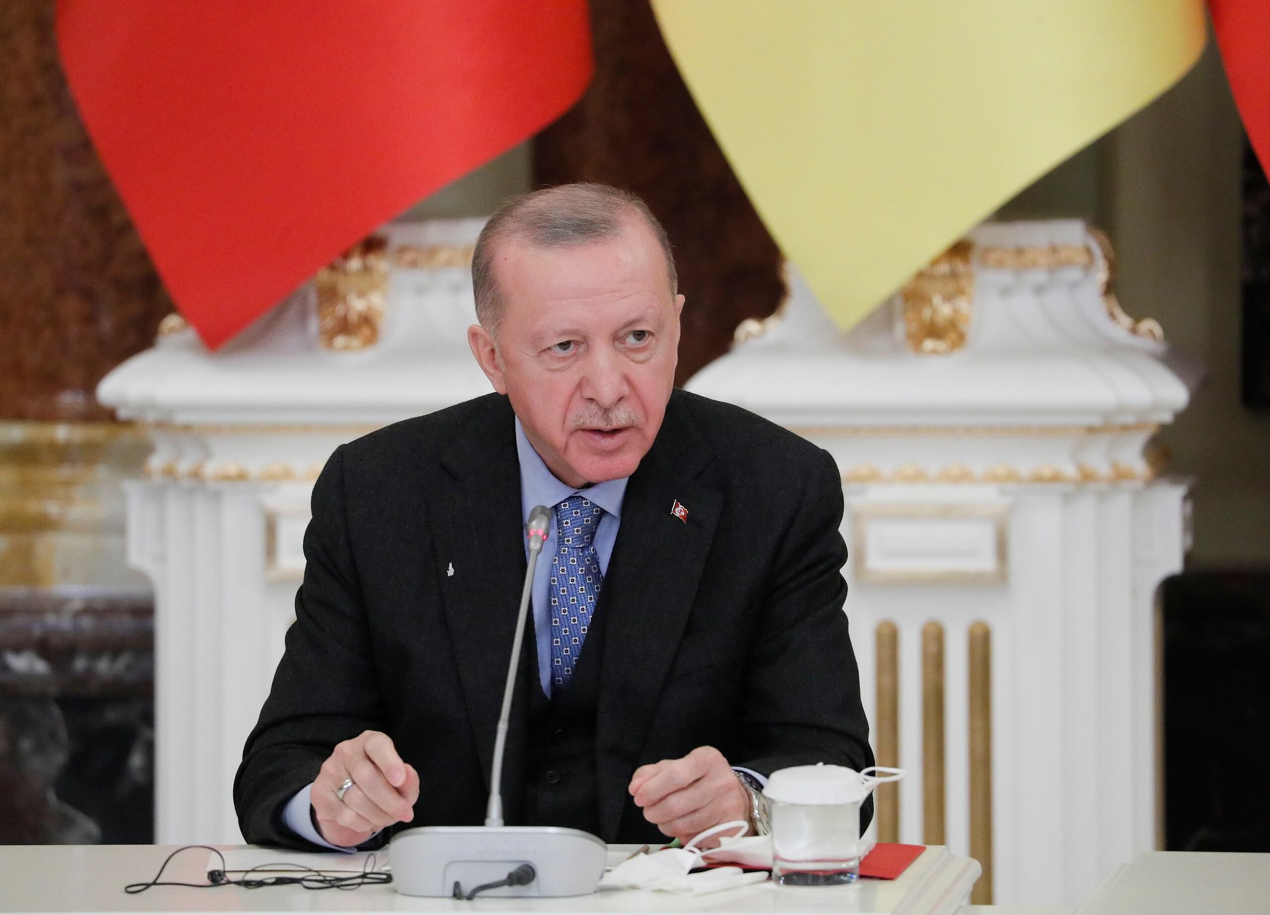 El presidente turco, Recep Tayyip Erdogan (EFE/EPA/SERGEY DOLZHENKO)