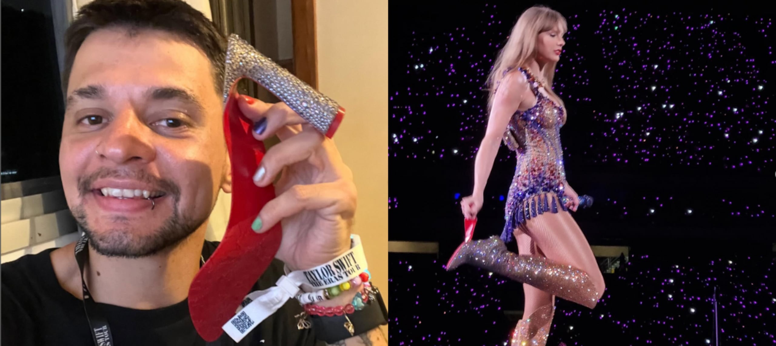 El tacón Louboutin fue clave para recaudar dinero y movilizar a los fans de Taylor Swift.