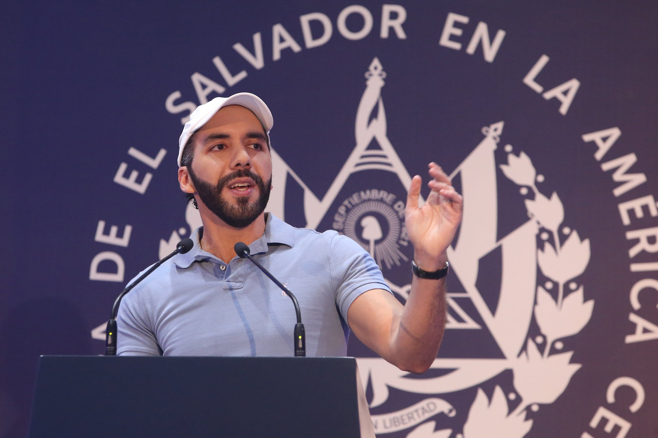 El presidente salvadoreño, Nayib Bukele. (EFE/Javier Aparicio)