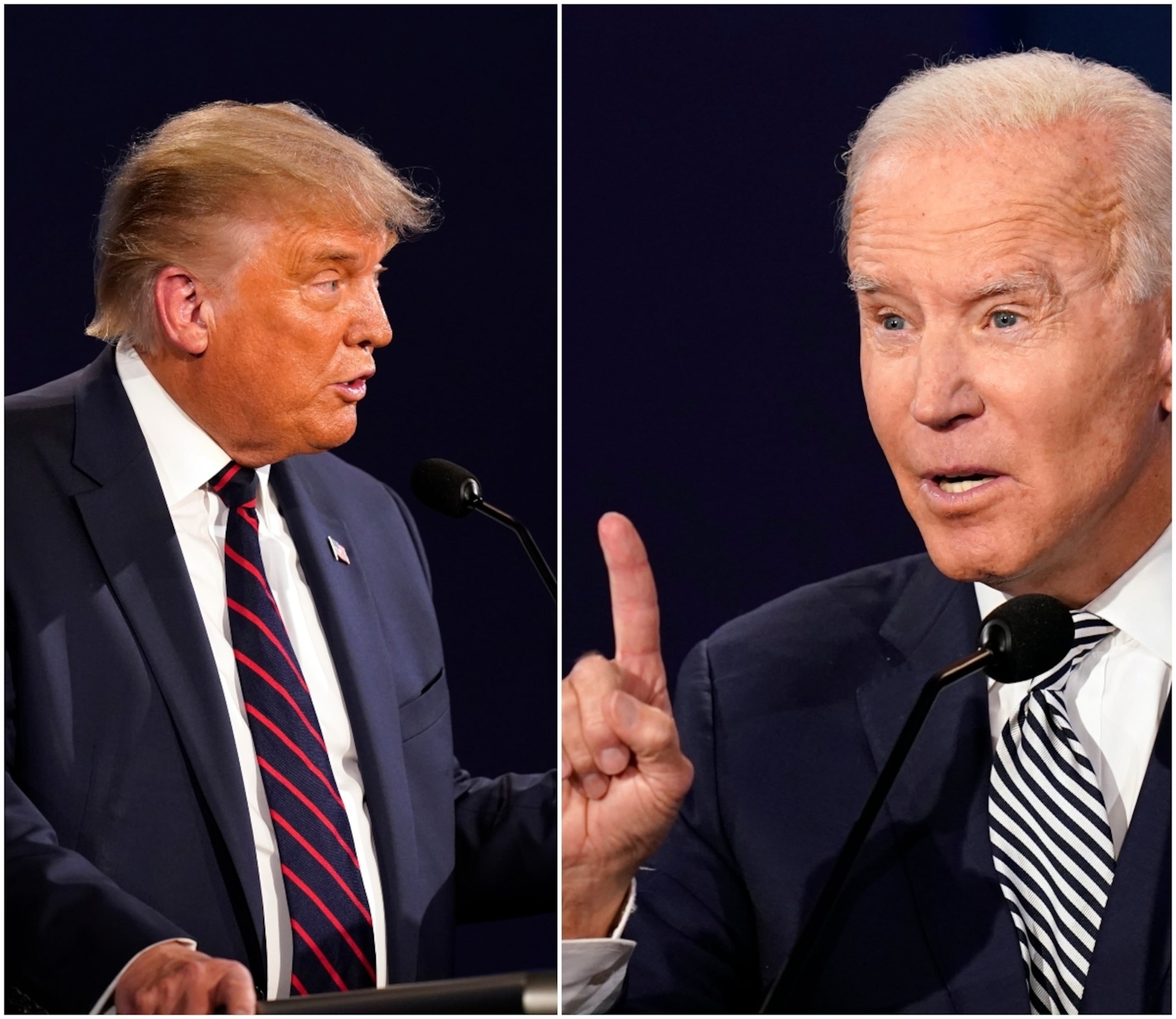 Donald Trump y Joe Biden