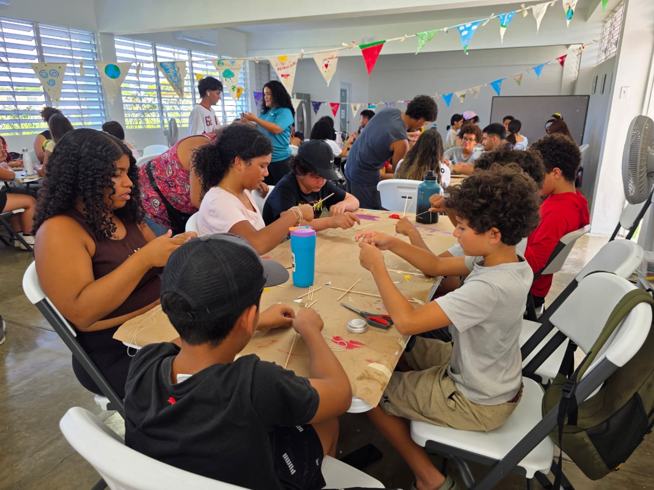Recibieron diversos talleres y pusieron en práctica lo aprendido.