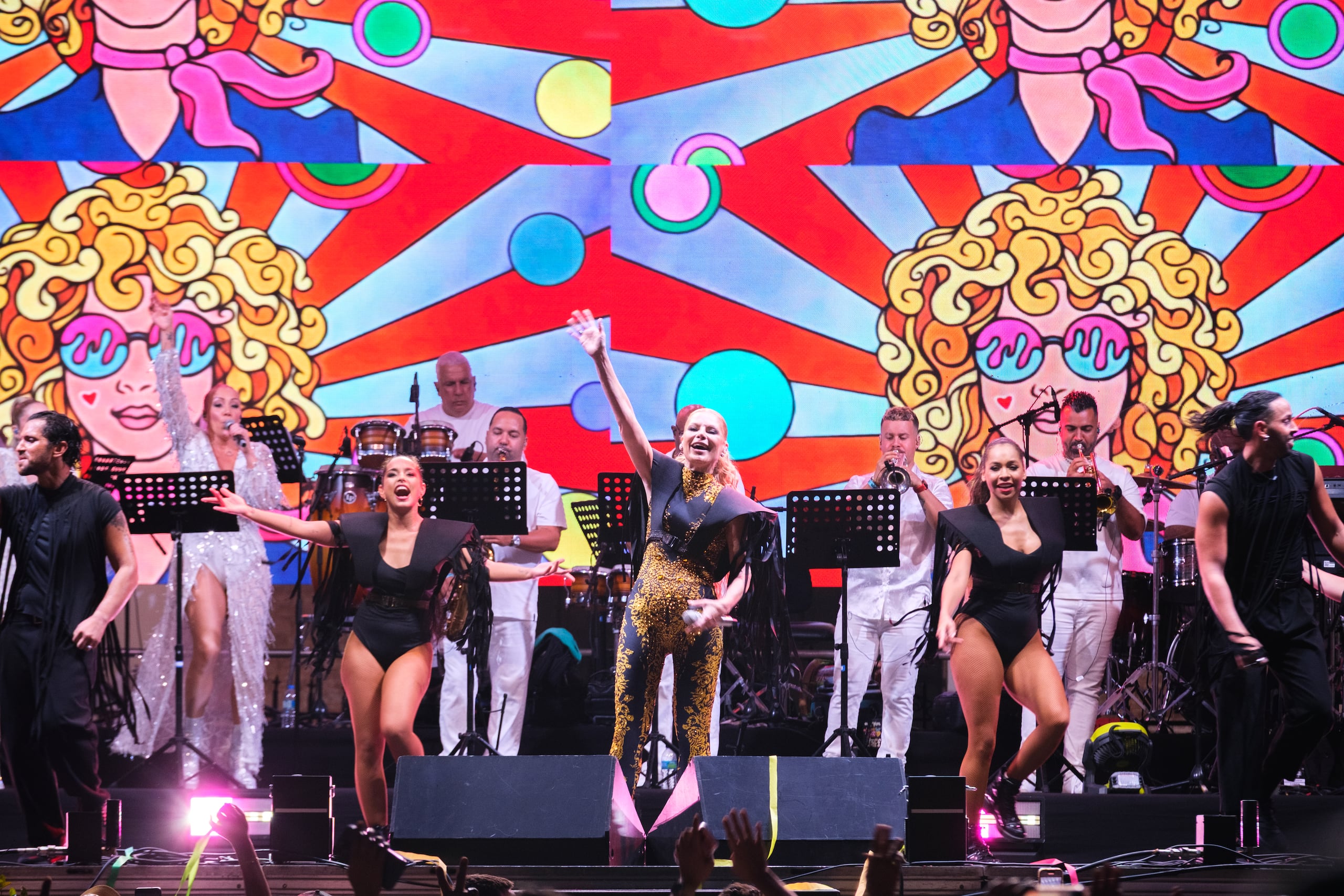 Olga Tañón brinda espectáculo en Manatí