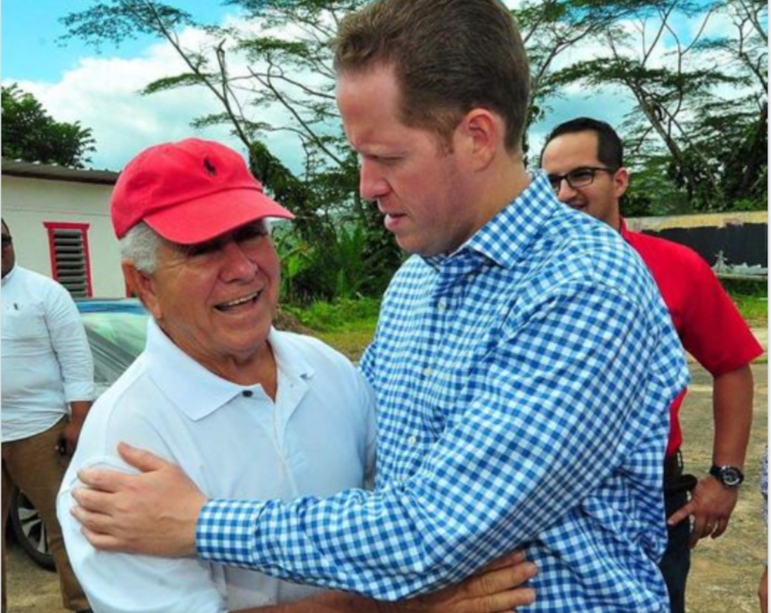 David Bernier y su padre, don David.