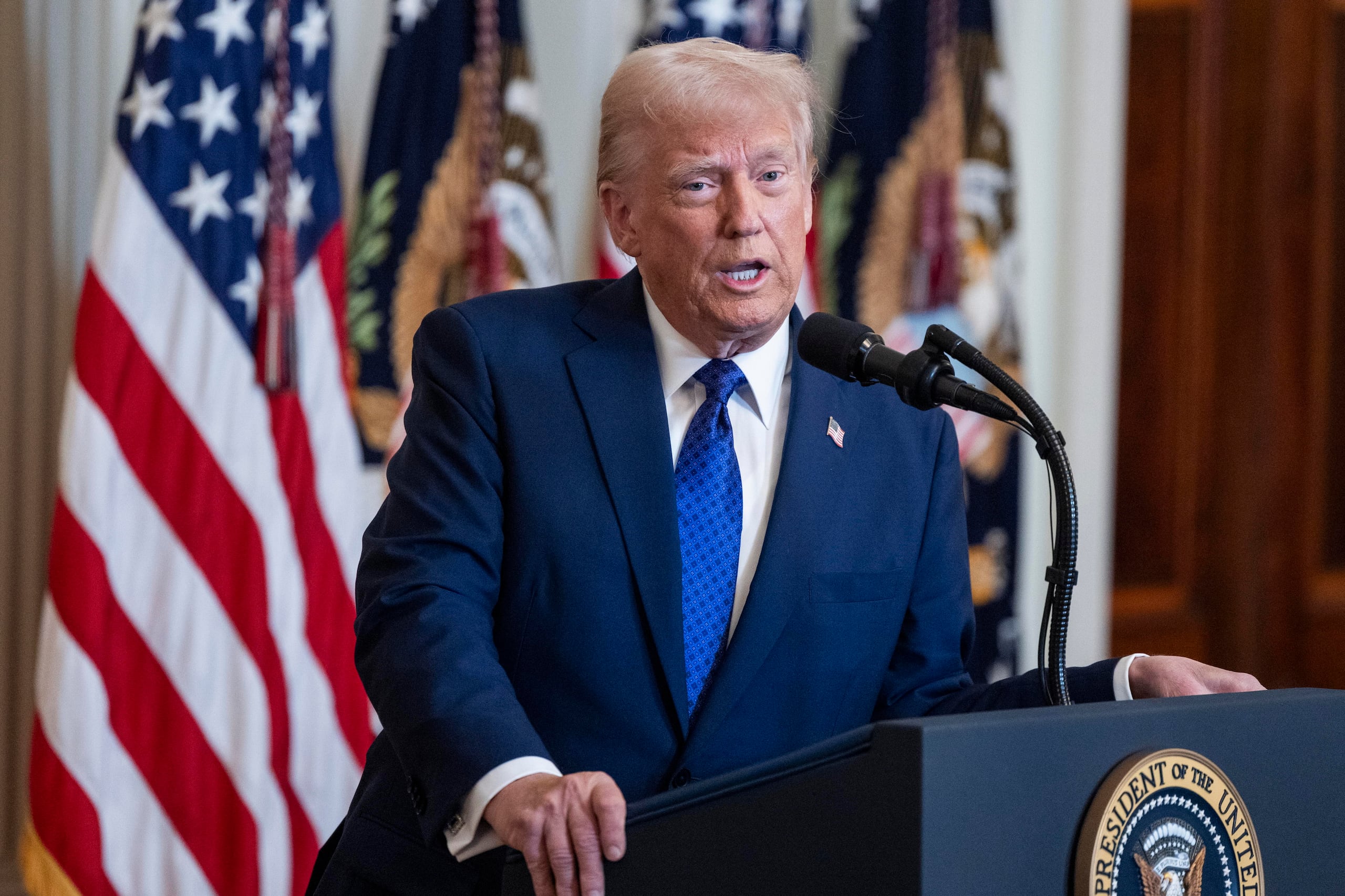 El presidente, Donald Trump.