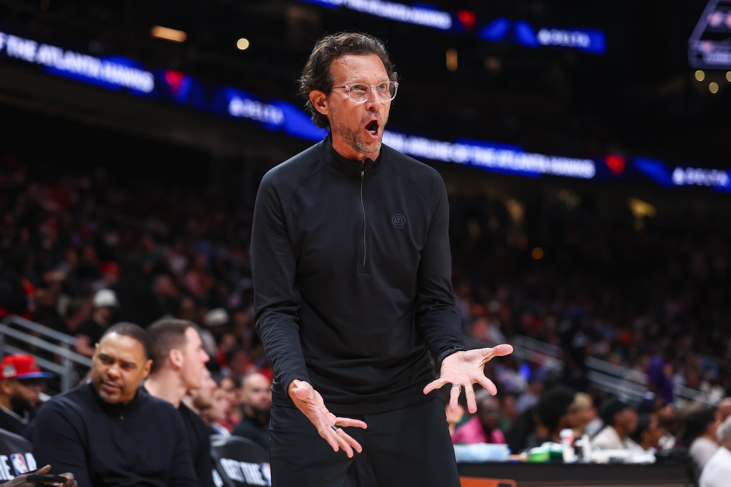 El dirigente de los Hawks de Atlanta, Quin Snyder.