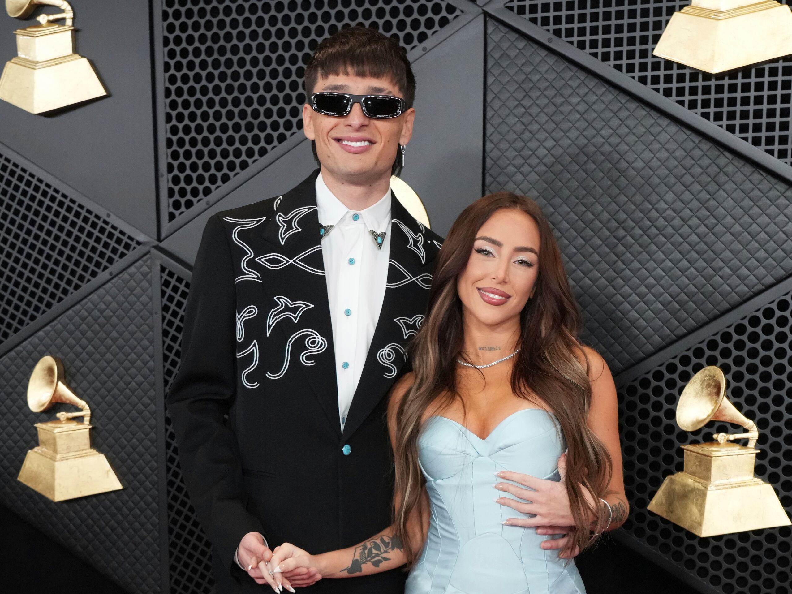 Peso Pluma y su exnovia, Nicki Nicole.