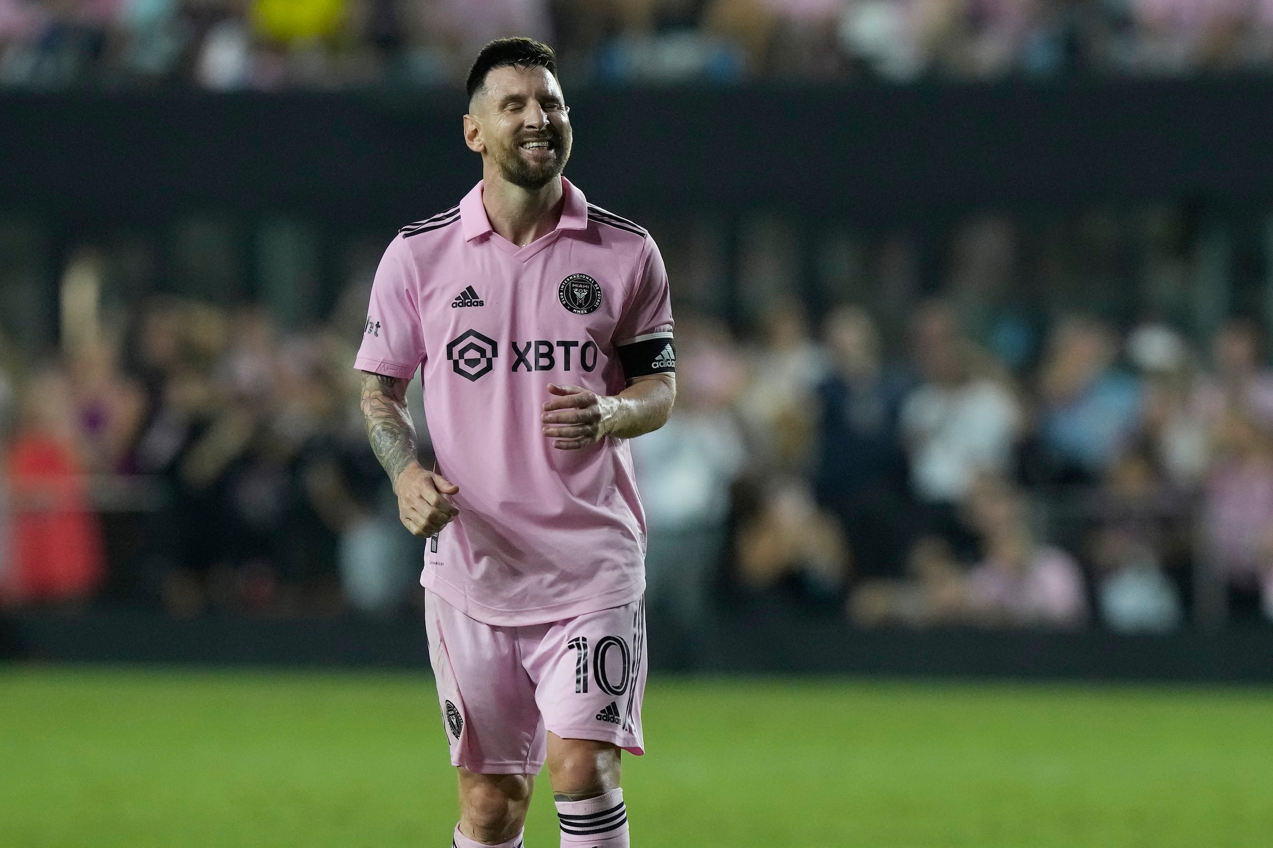 Messi pidió cambio en la primera mitad del partido del pasado 20 de septiembre frente a Toronto.
