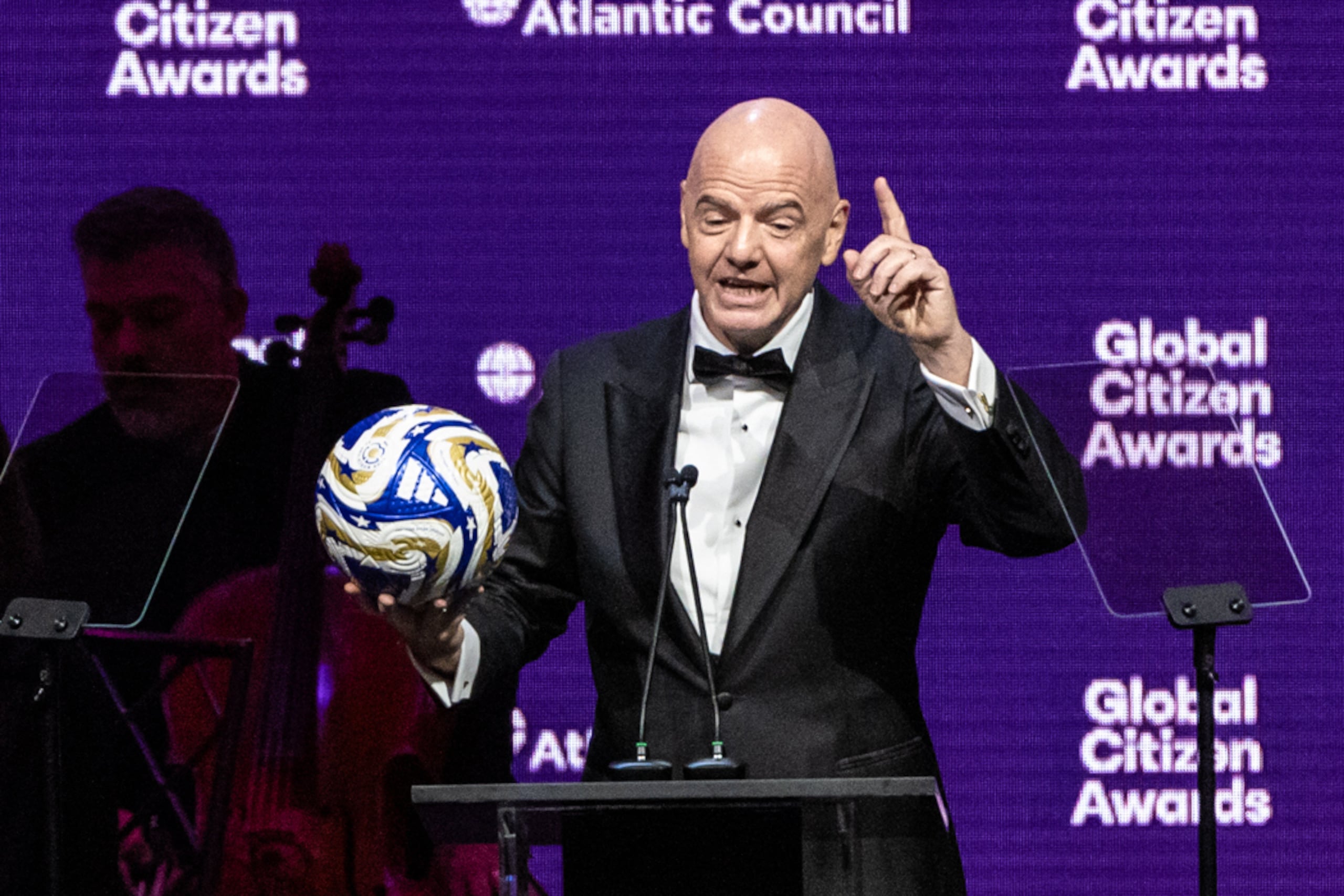 El presidente de la Federación Internacional de Fútbol Asociación (FIFA), Gianni Infantino.