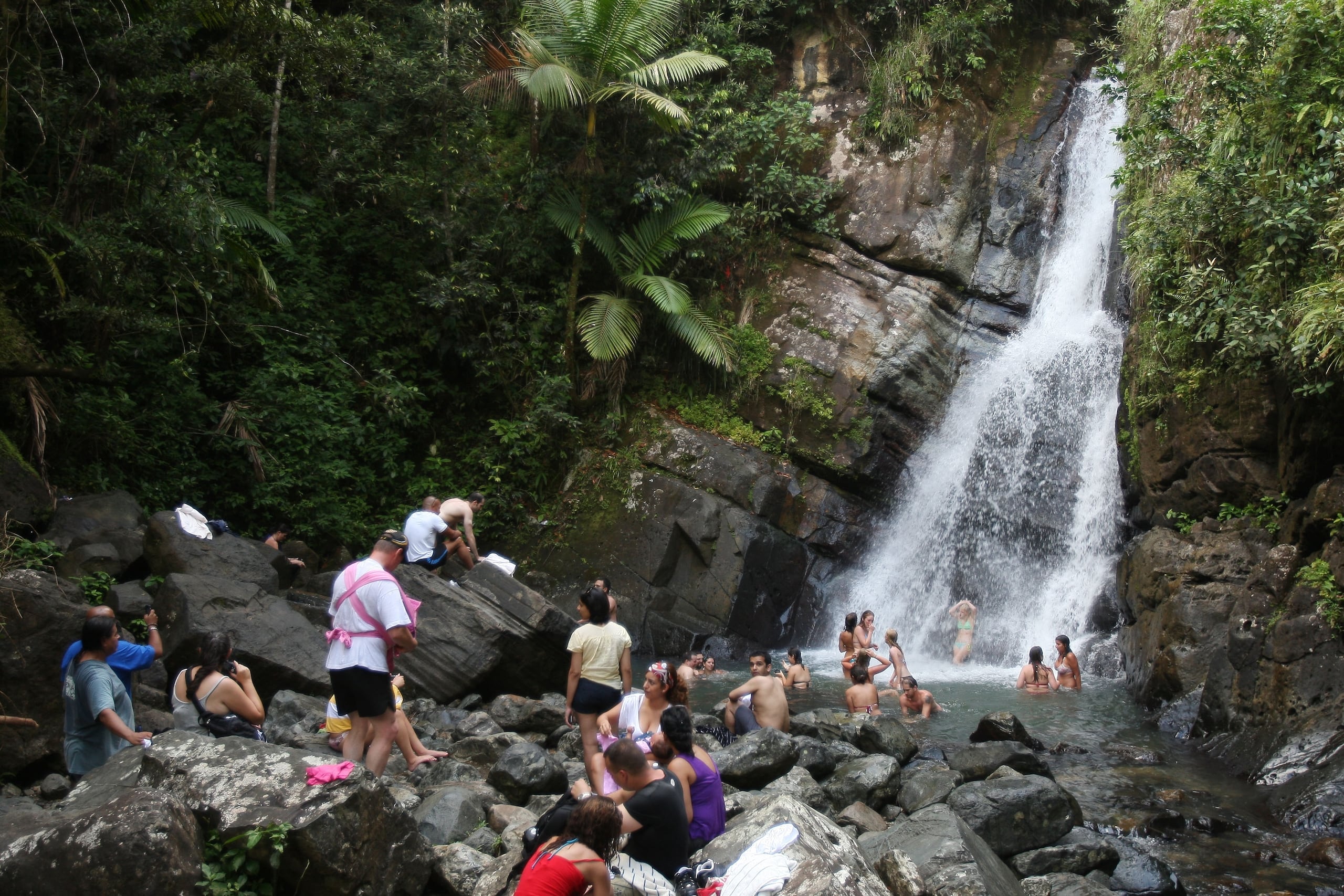 Cascada La Mina en El Yunque.
