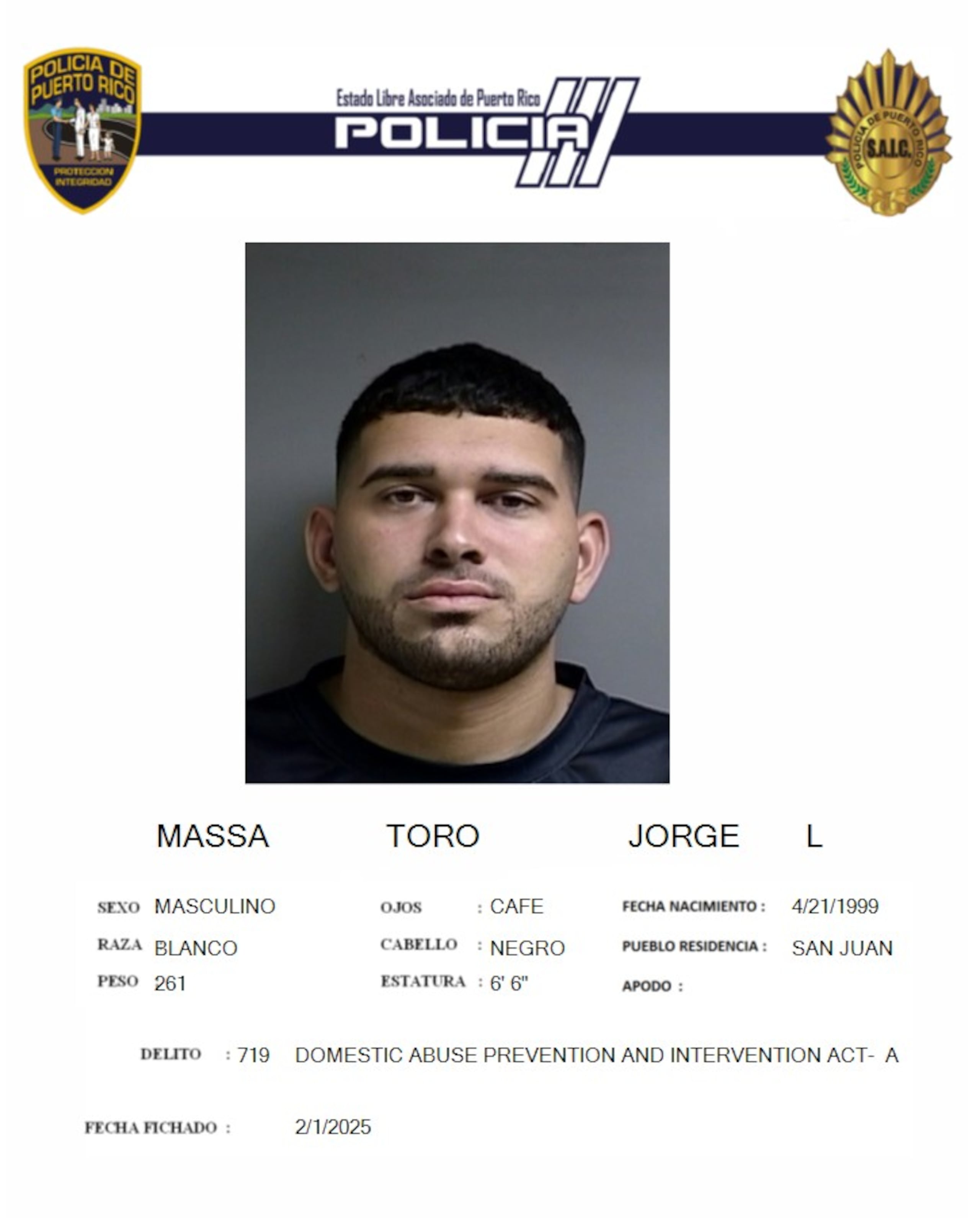 Jorge L. Massa Toro fue asesinado en la urbanización Villa Universitaria, en Humacao.