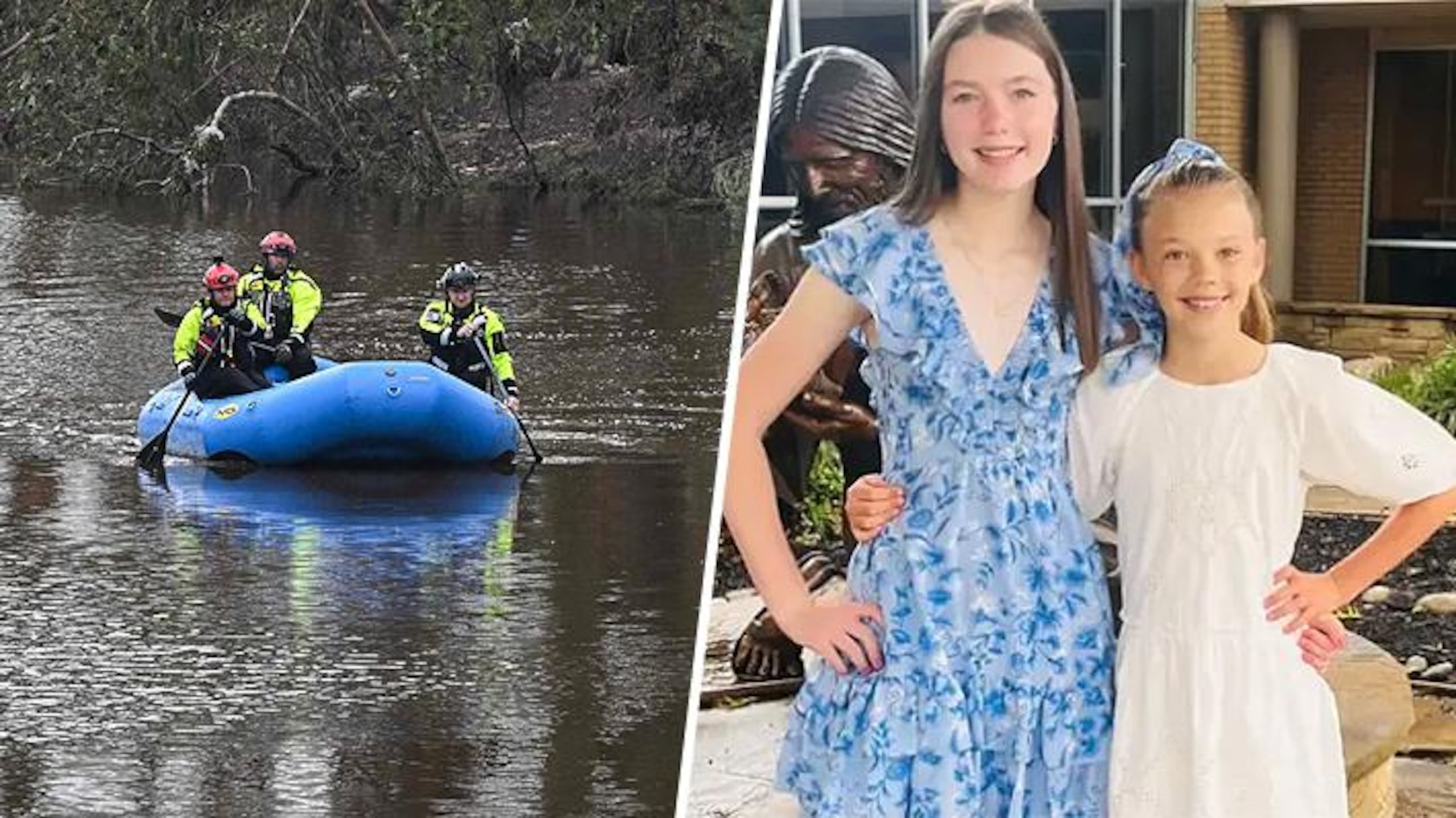 Blair y Brooke Harber, de 13 y 11 años en ese orden.