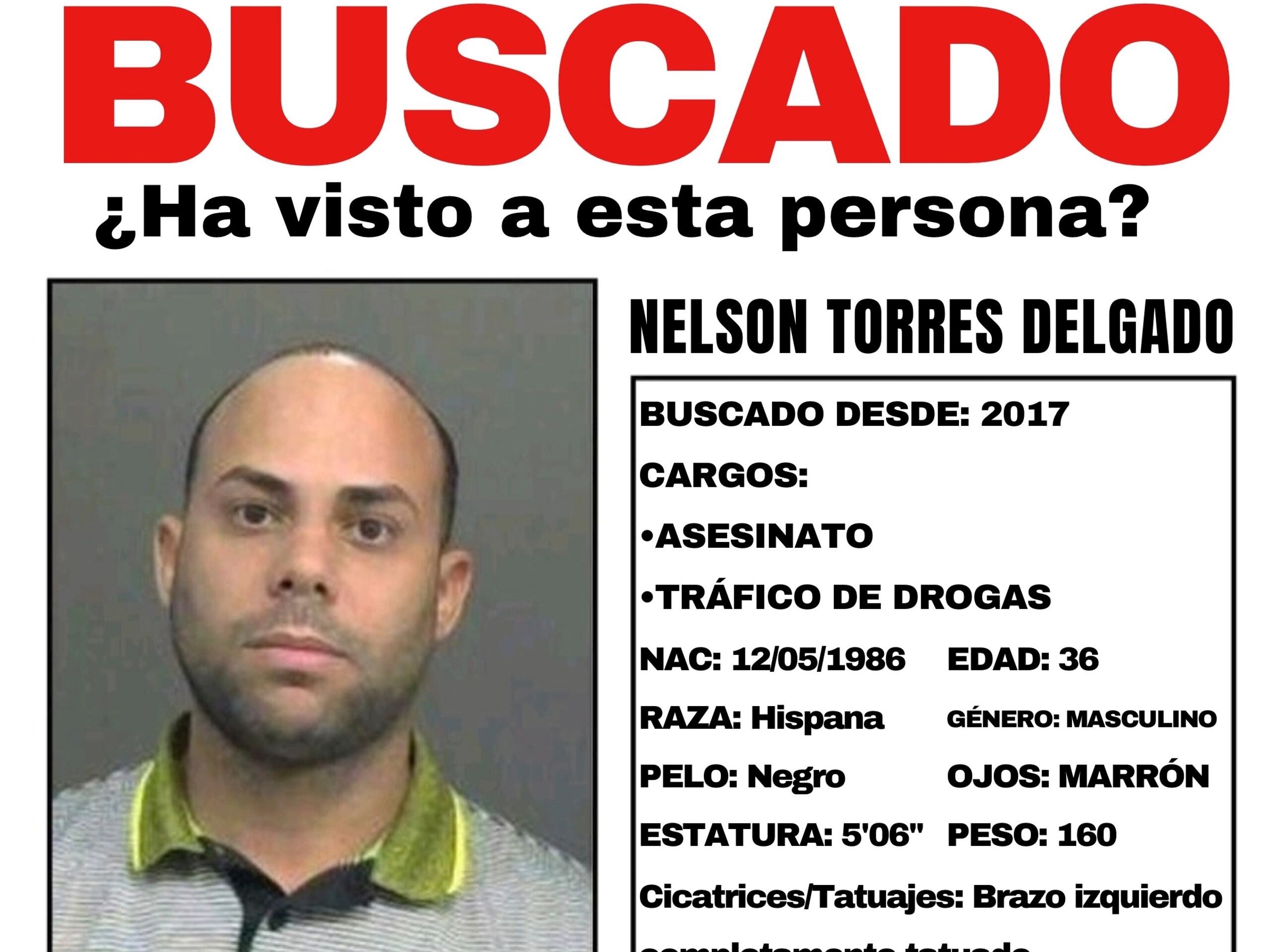 La recompensa fue ofrecida en conjunto entre el FBI, ATF y la Oficina de Alguaciles federales.