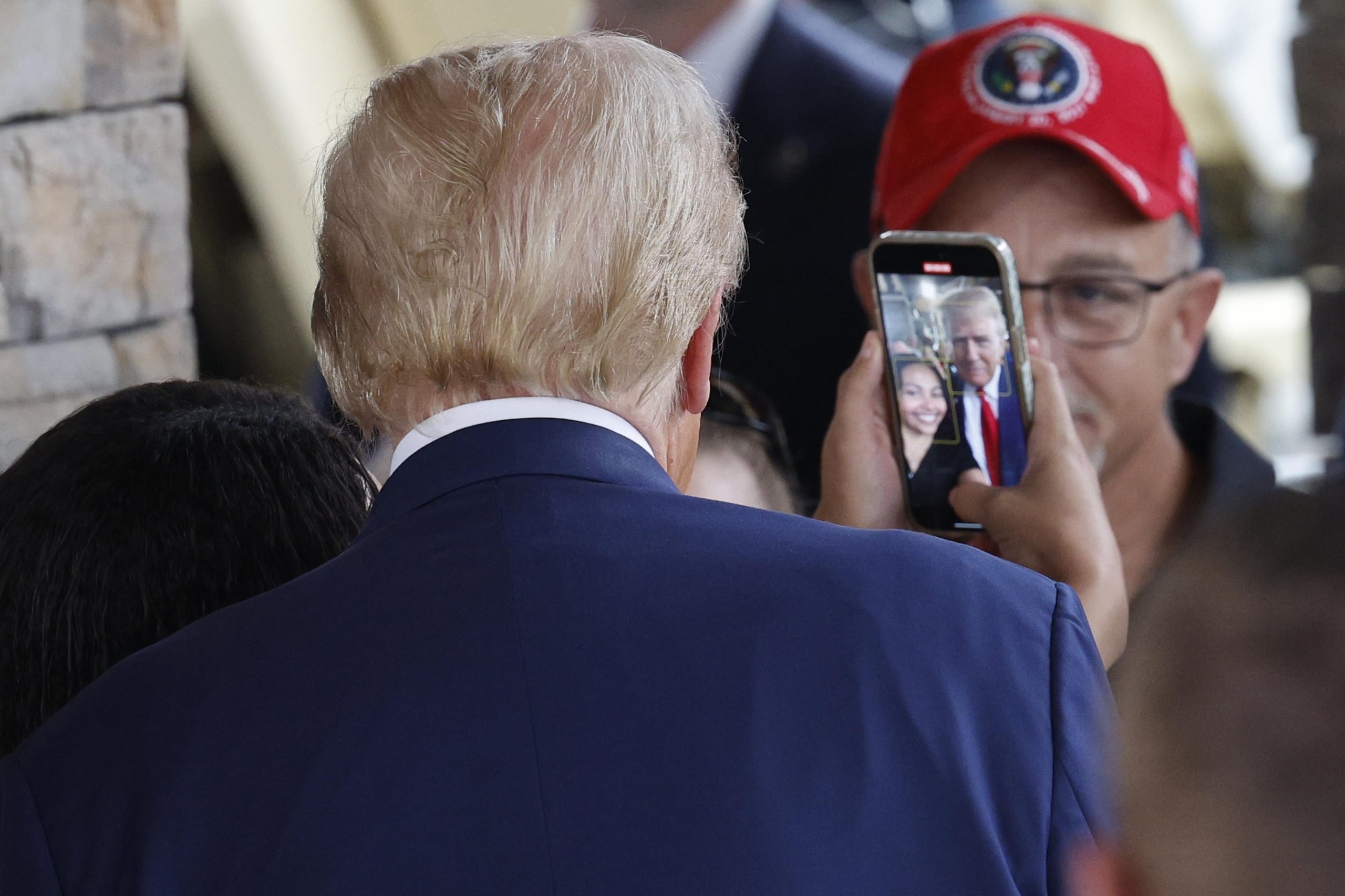El expresidente Donald Trump contará con más de medio centenar de invitados especiales. (EFE/EPA/ERIK S. LESSER)