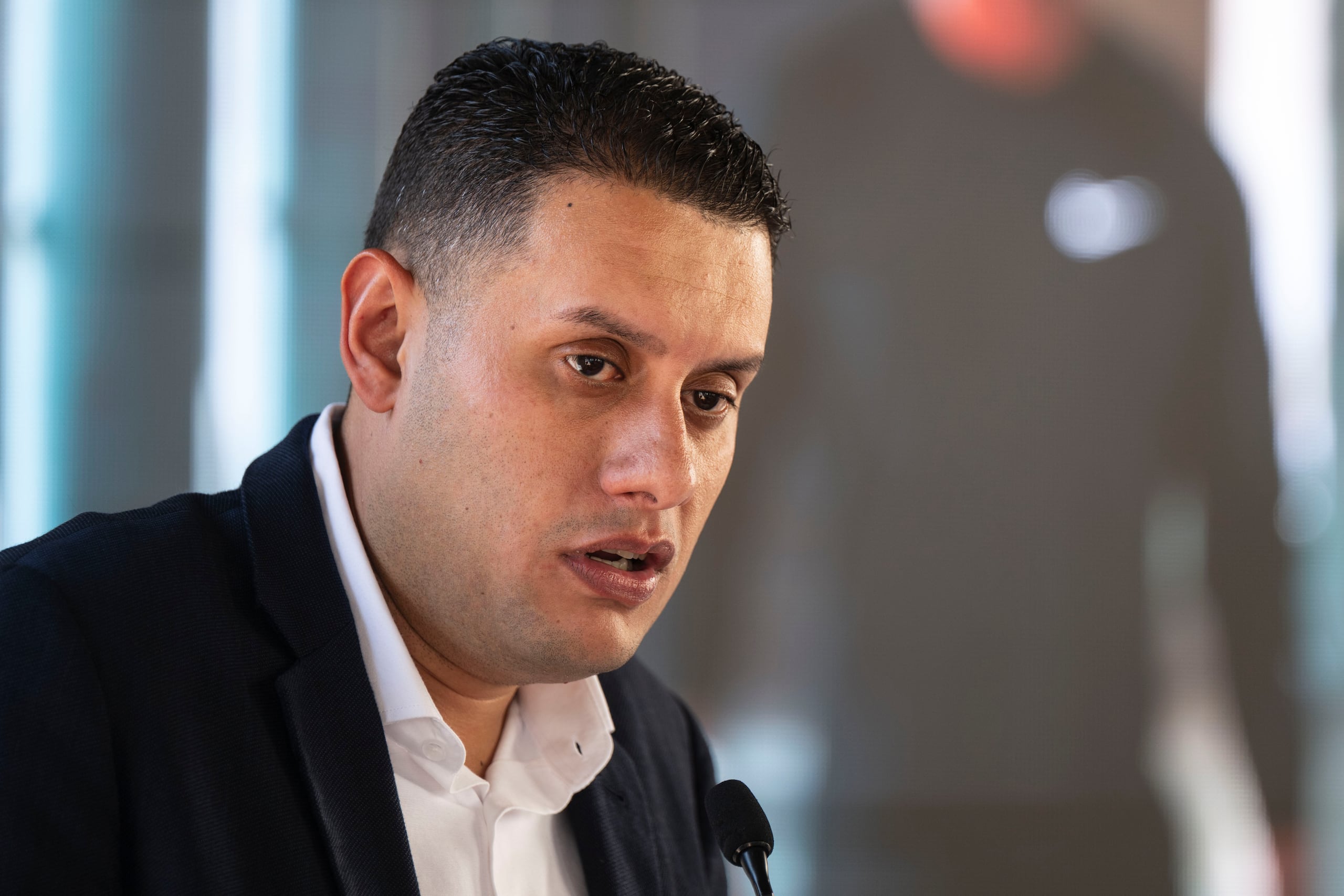 El alcalde de Camuy, Gabriel Hernández
