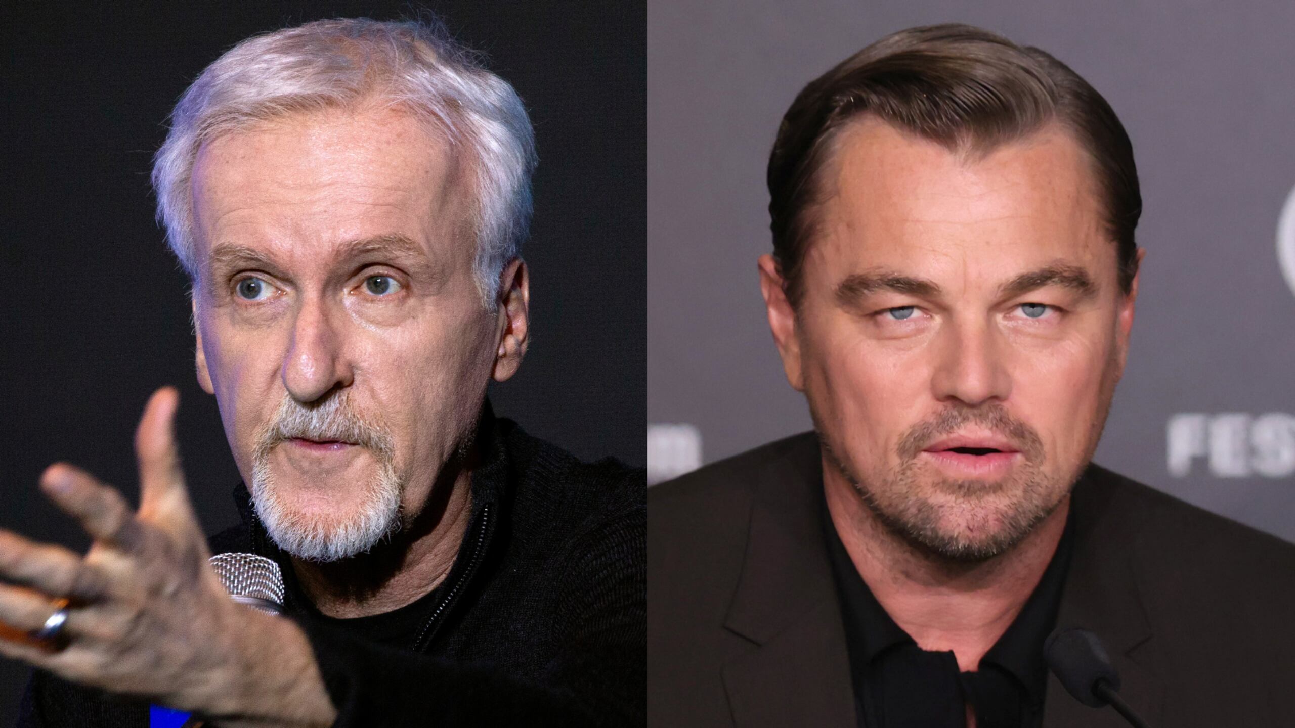 James Cameron y Leonardo DiCaprio