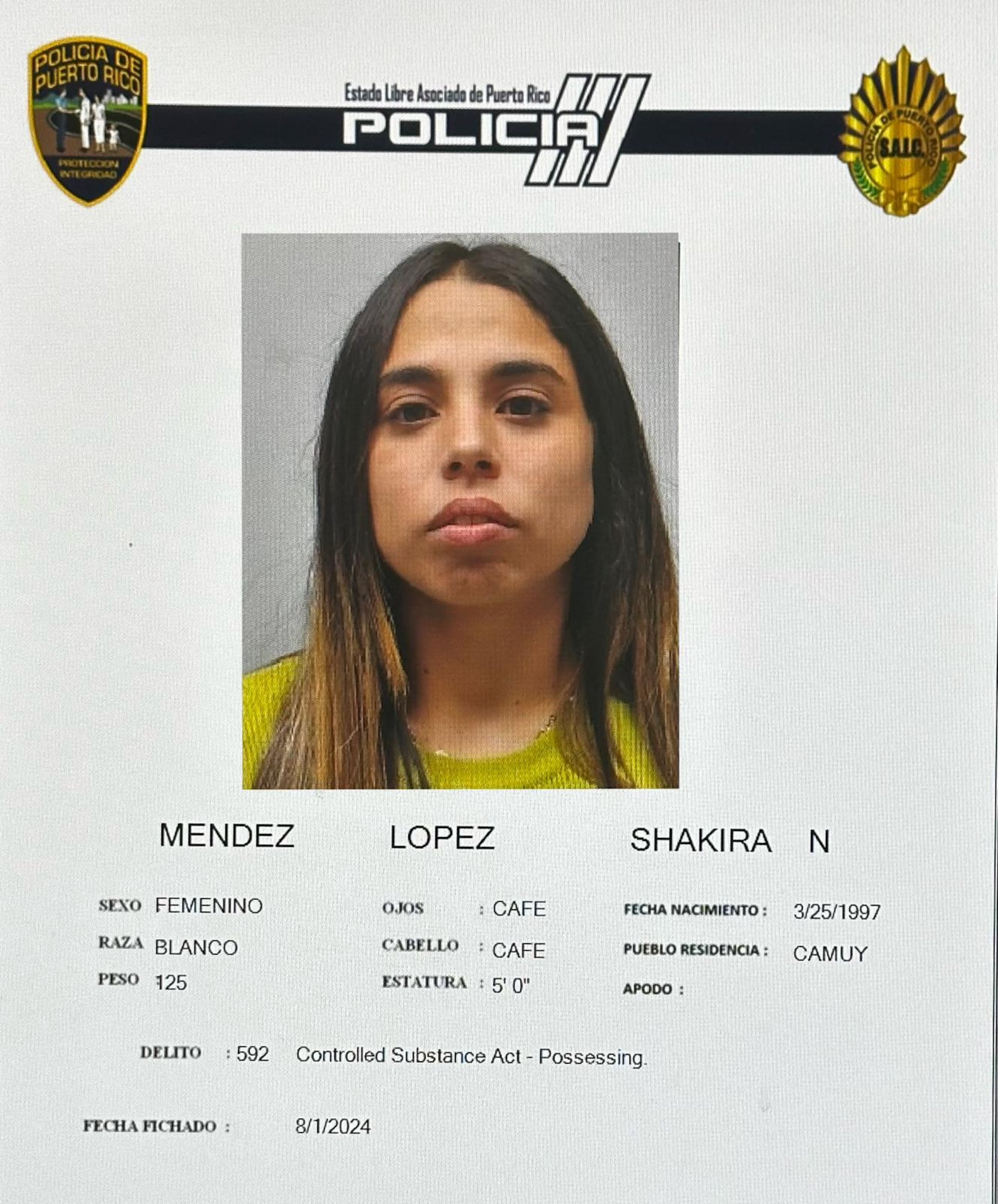 La vista preliminar contra Méndez López fue pautada para el 6 de septiembre.
