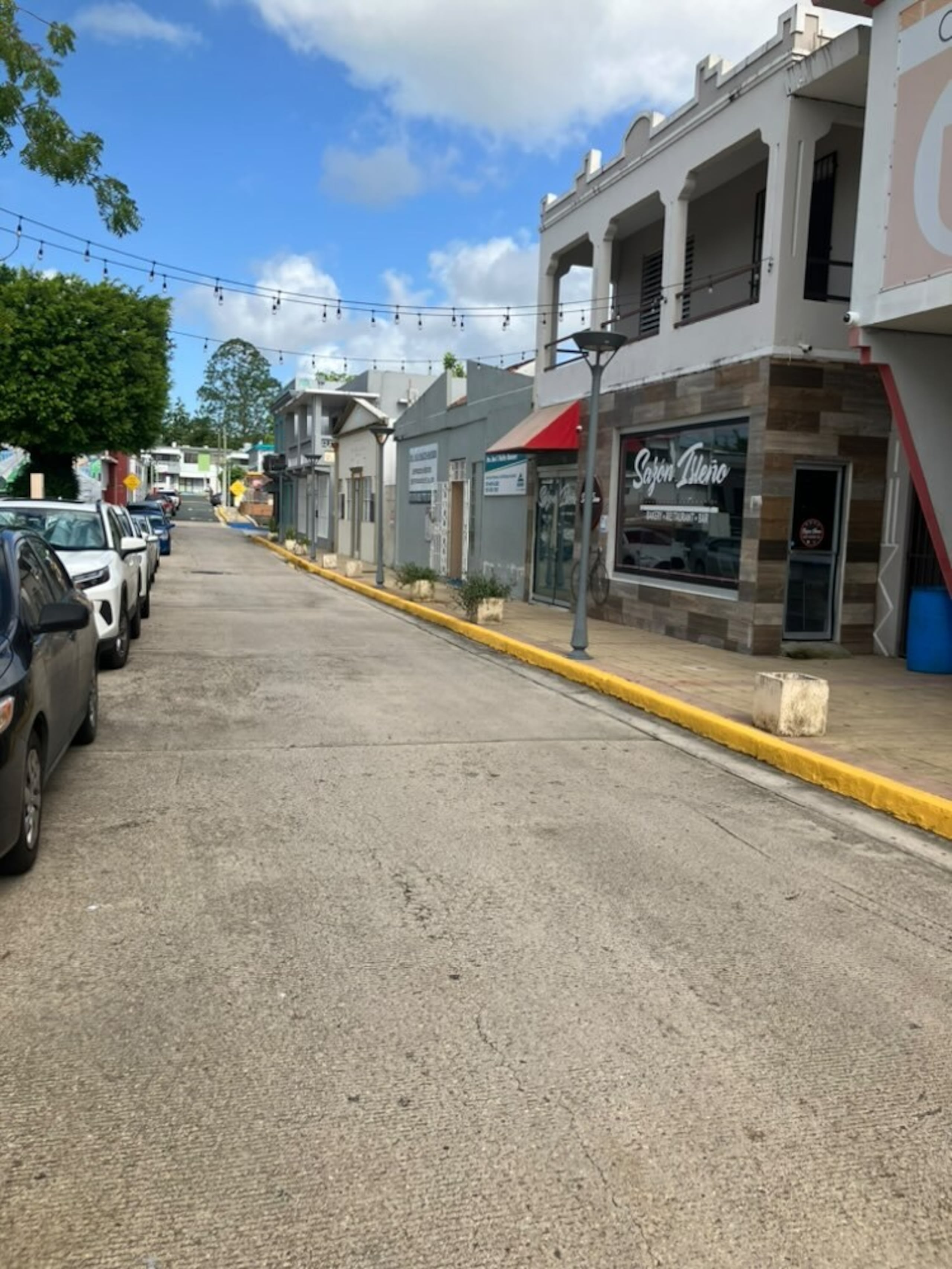 Al momento del recorrido, pocos ciudadanos fueron vistos en el casco urbano.