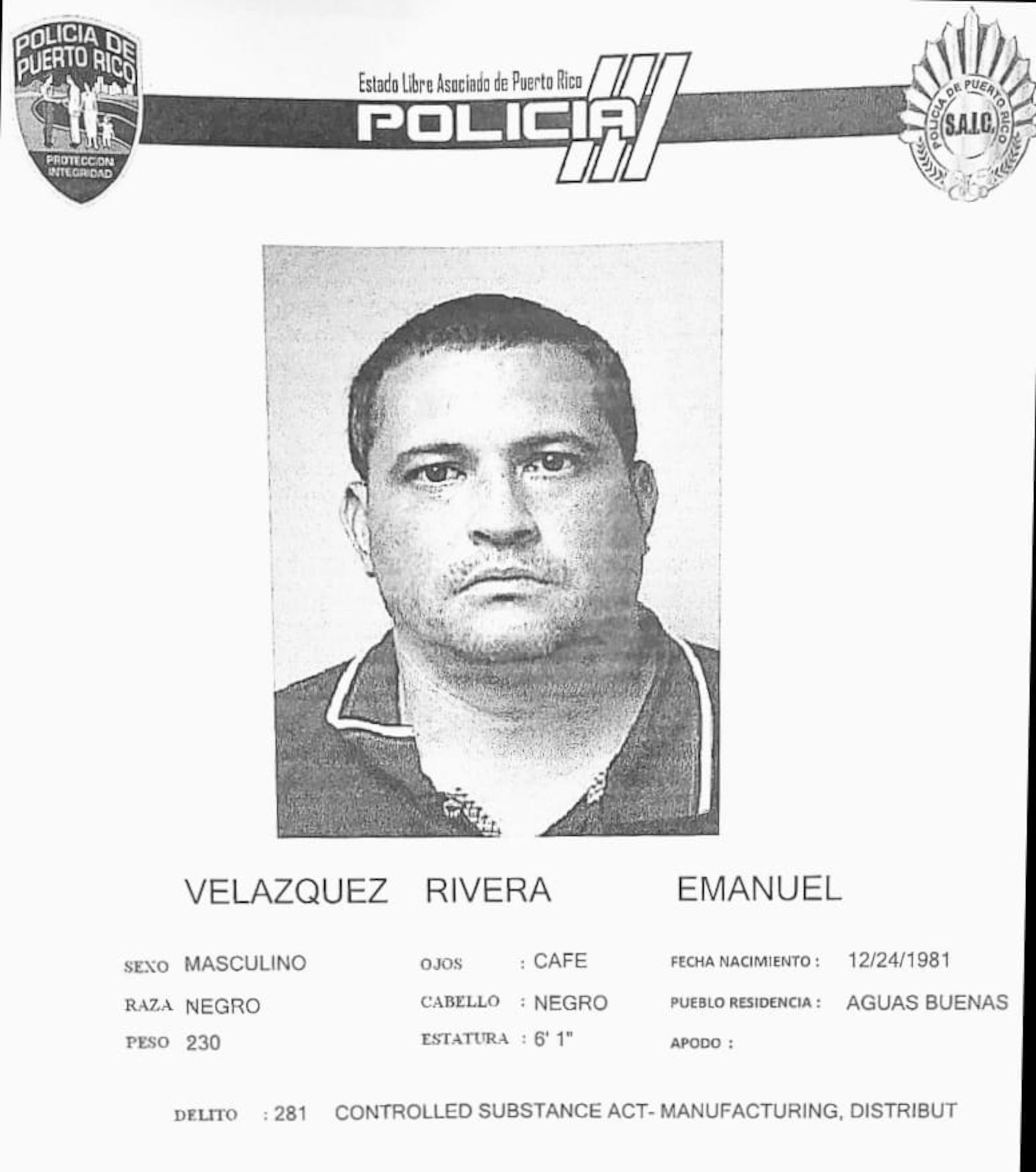 Emanuel Velázquez Rivera fue asesinado en un residencial en Las Piedras.