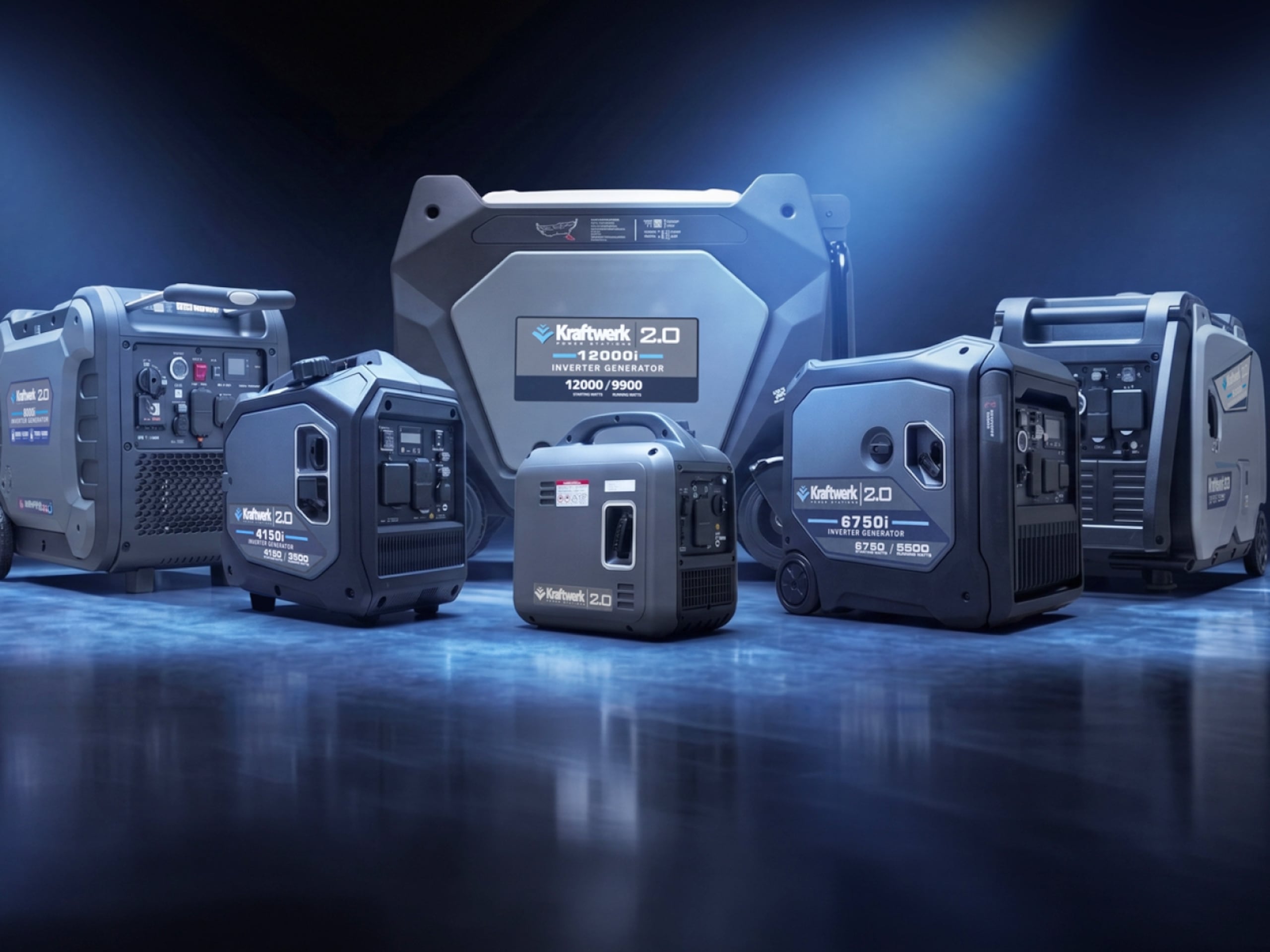 Los generadores inverter Kraftwerk, con capacidades desde 2,350 W hasta 12,000 W, ofrecen alternativas para quienes buscan una solución práctica, eficiente y silenciosa.