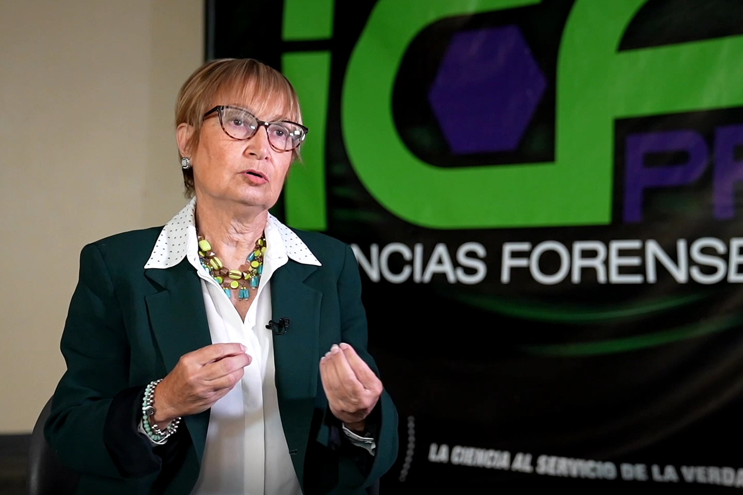 La directora del Instituto de Ciencias Forenses, María Conte Miller