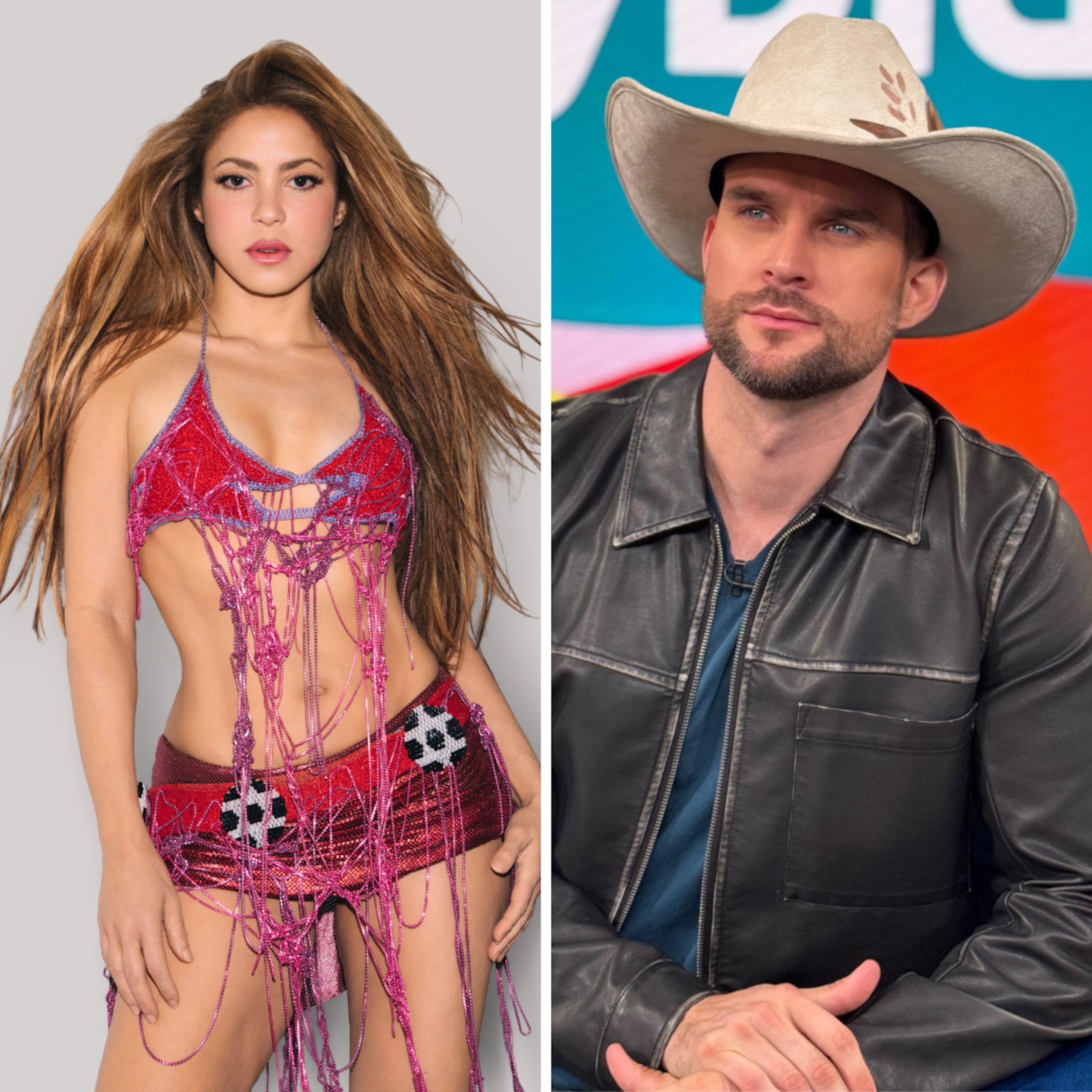 Shakira pareció echarle una mirada a Clovis Nienow previo a la entrevista que realizó para el programa "Hoy Día".